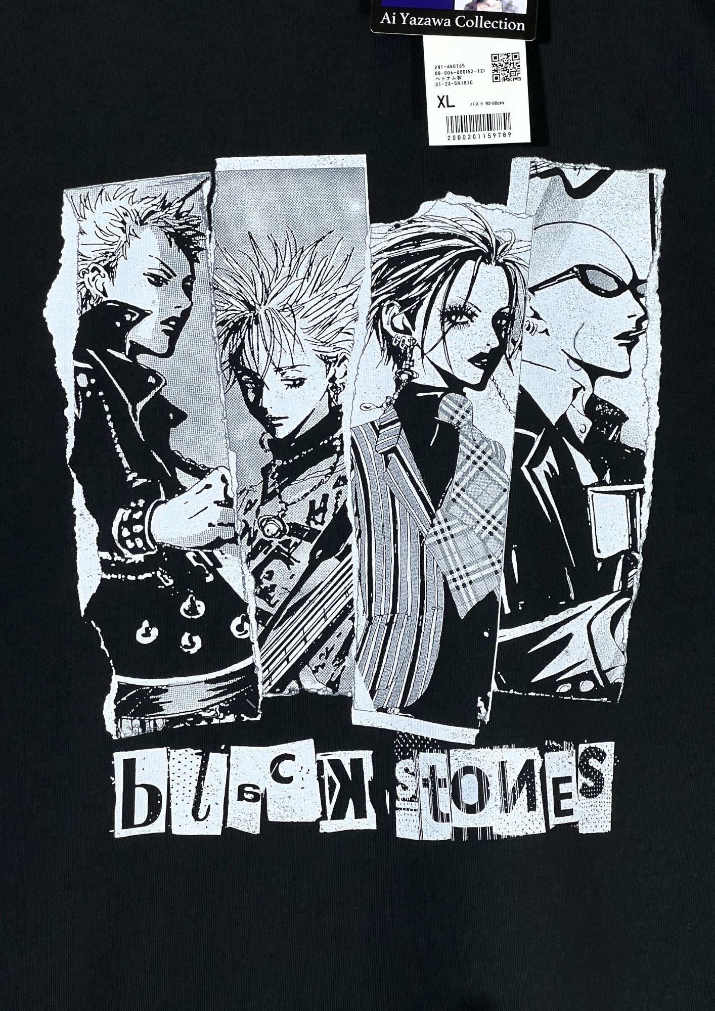2025 Ai Yazawa NANA x UT ‘Black Stones’ T-shirt (Ladies L)