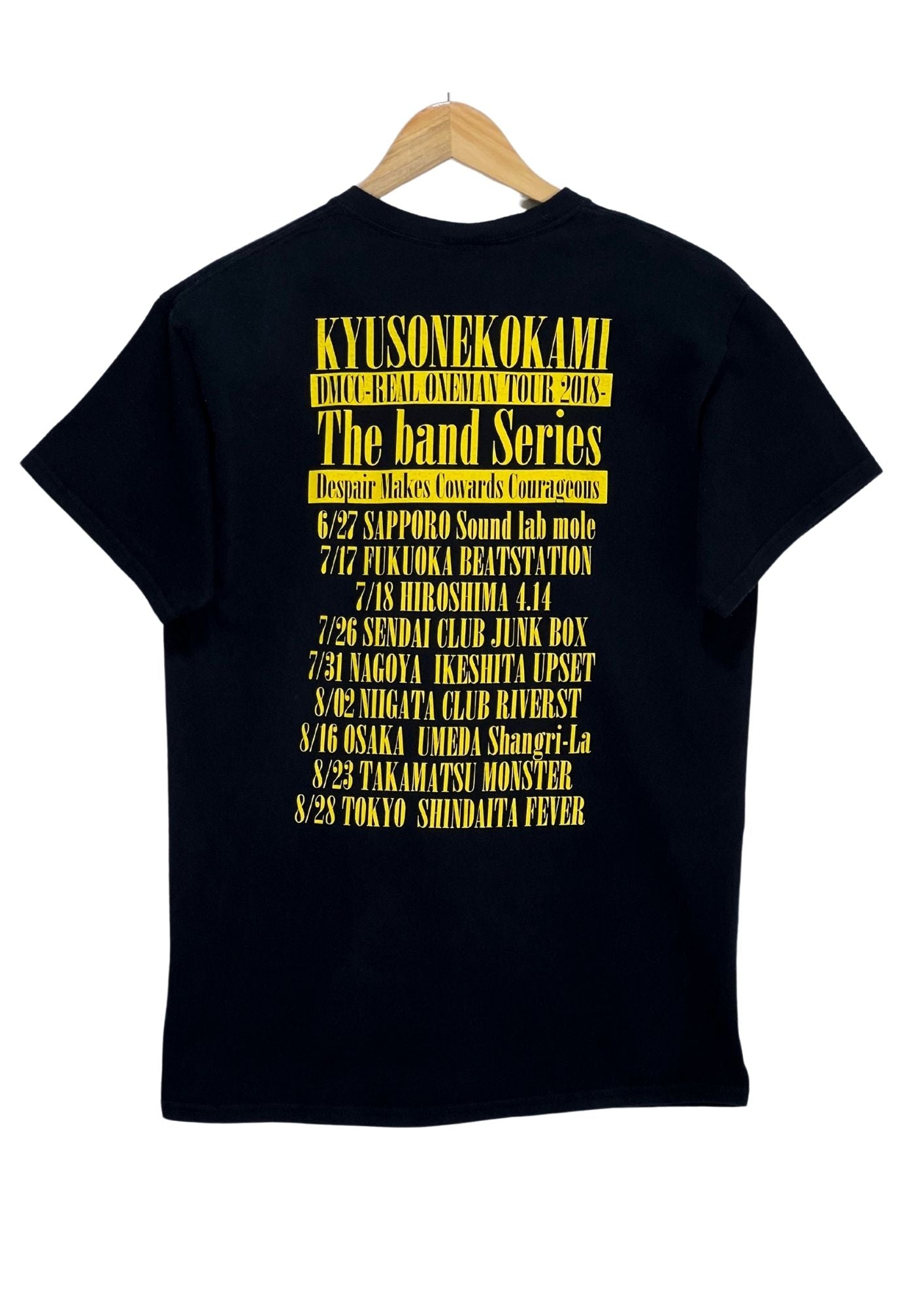 2018 KYUSO NEKOKAMI 'Nirvana?' Japanese Band T-shirt (M)