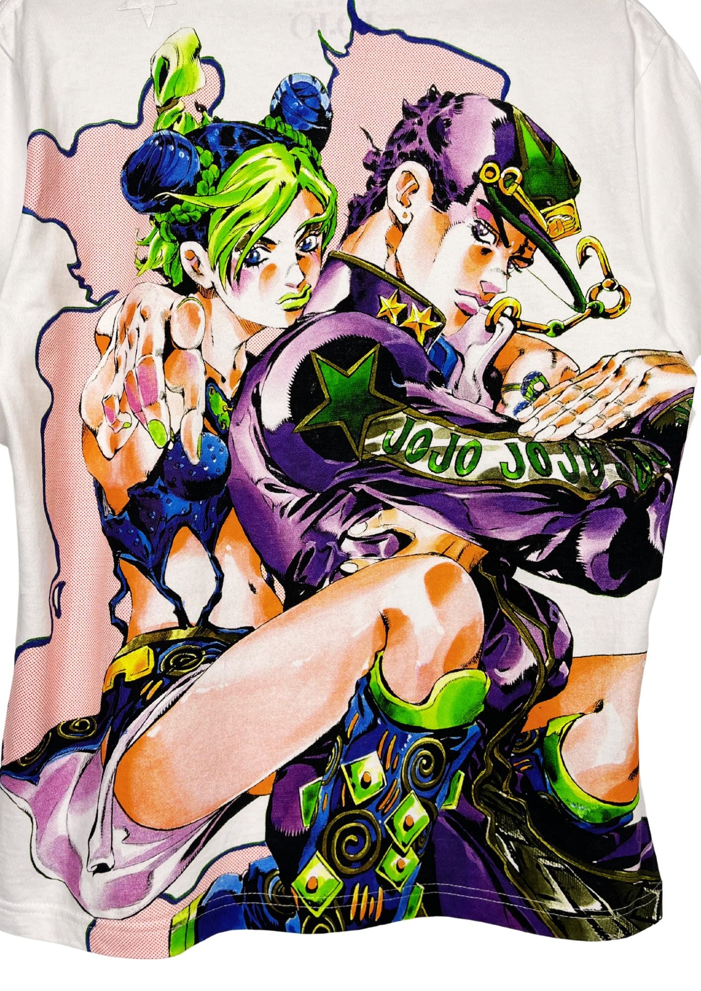 Jojo's Bizarre Adventure Stone Ocean x Hirohiko Araki Jojo Exhibition Jotaro and Jolyne T-shirt