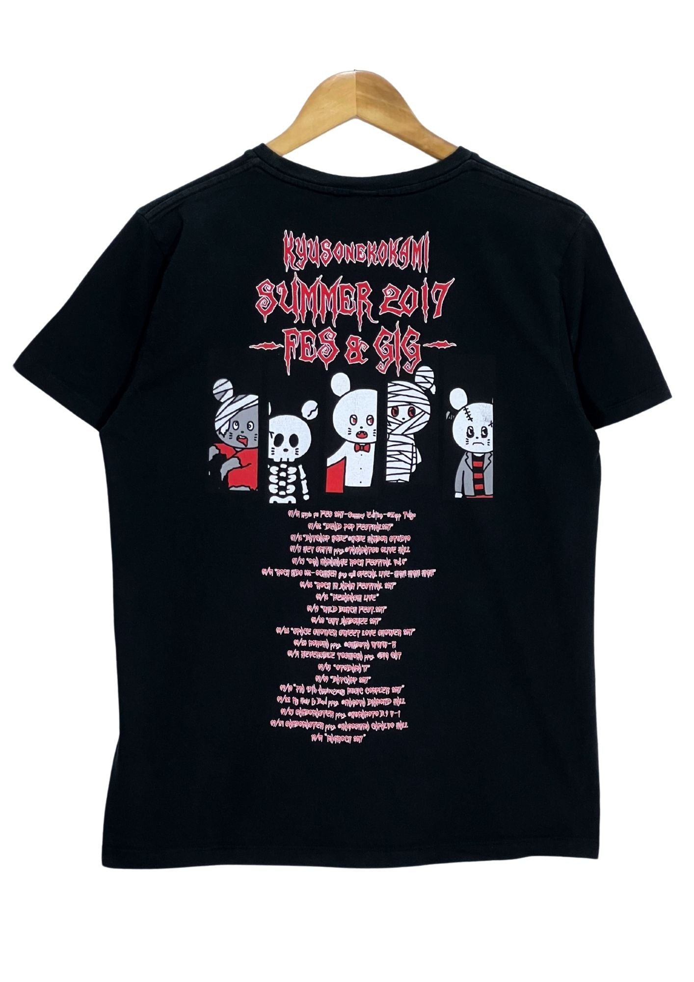 2017 KYUSO NEKOKAMI 'Vampire' Japanese Band T-shirt (M)