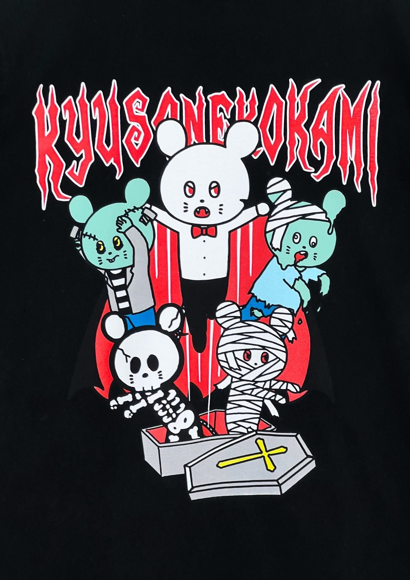 2017 KYUSO NEKOKAMI 'Vampire' Japanese Band T-shirt (M)