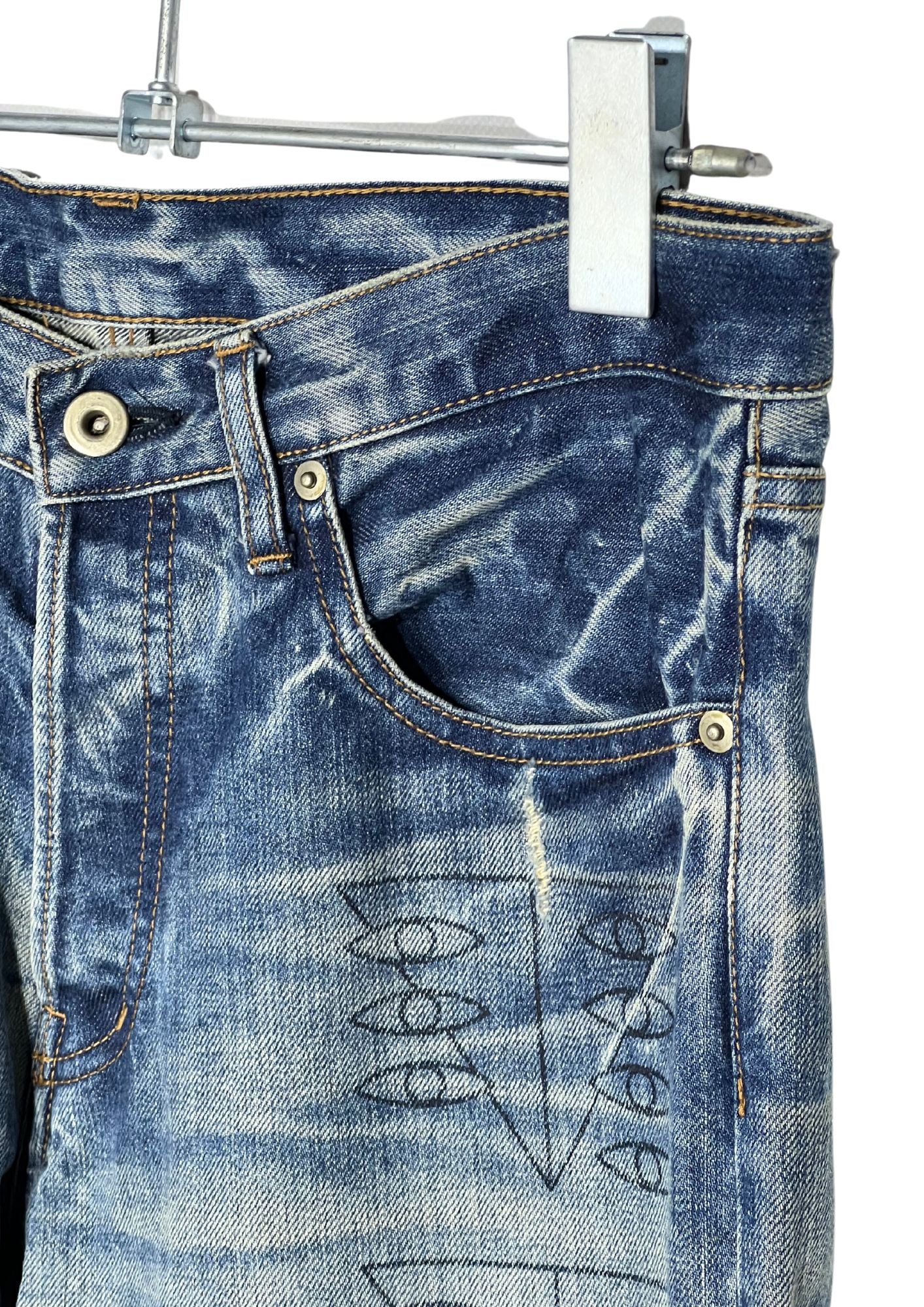 2007 Neon Genesis Evangelion x COSPA Lilith Denim Jeans