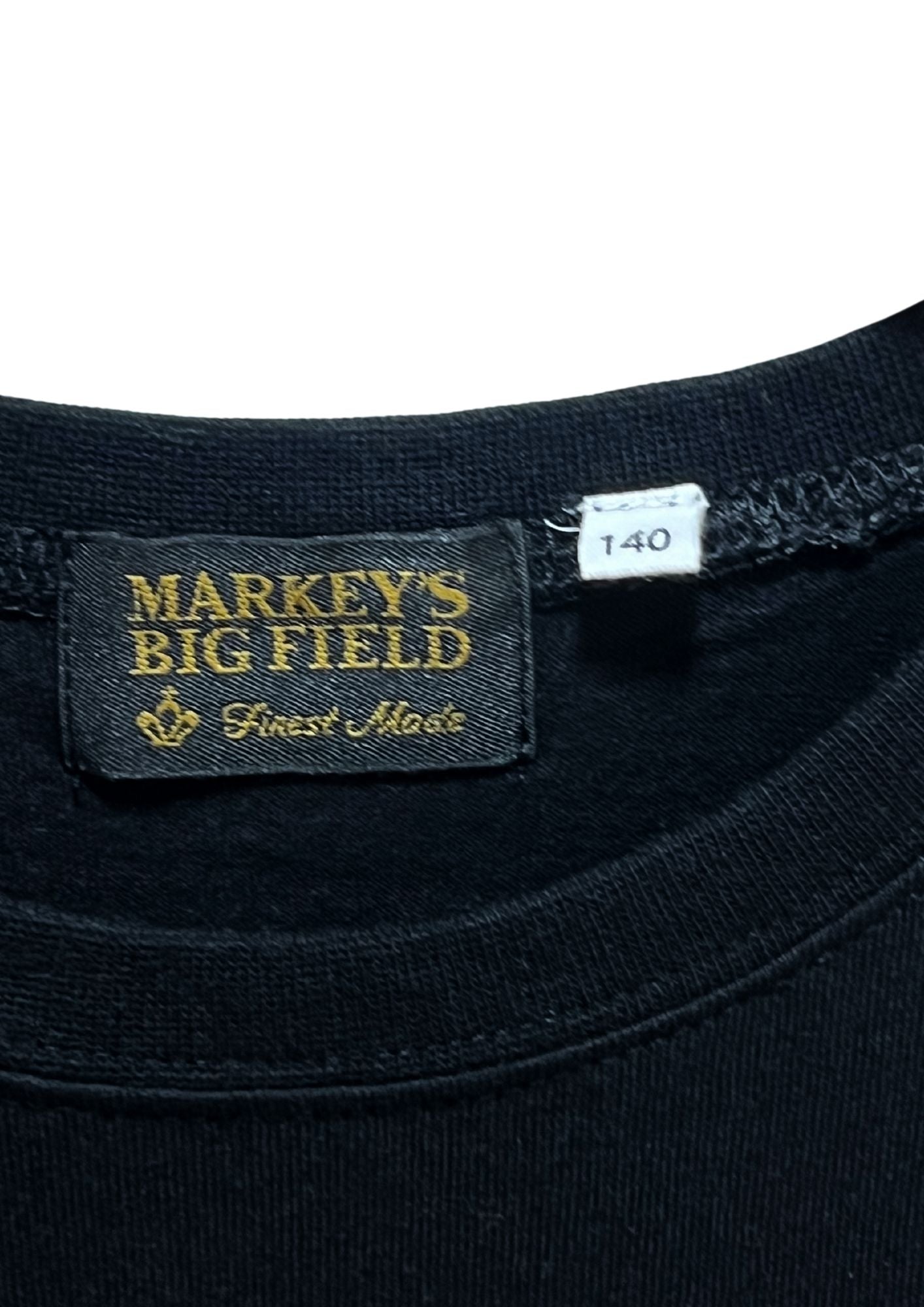 2010s Taiyo Matsumoto 'Tekkonkinkreet' x MARKLY'S BIG FIELD 'Kuro & Shiro' Baby Tee (Ladies M)