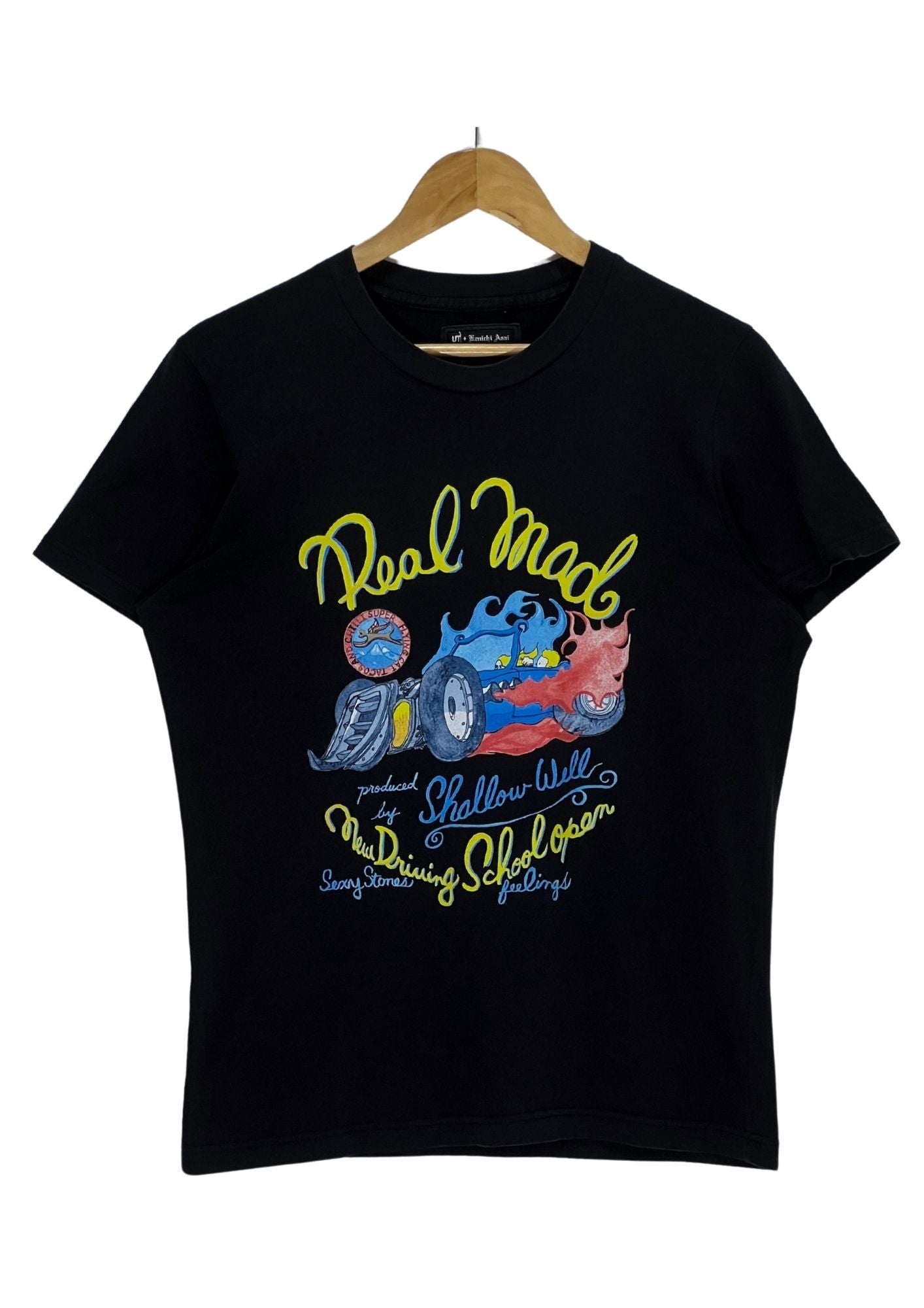 2009 KENICHI ASAI x UT 'New Driving School Open' Japanese Band T-shirt (S)