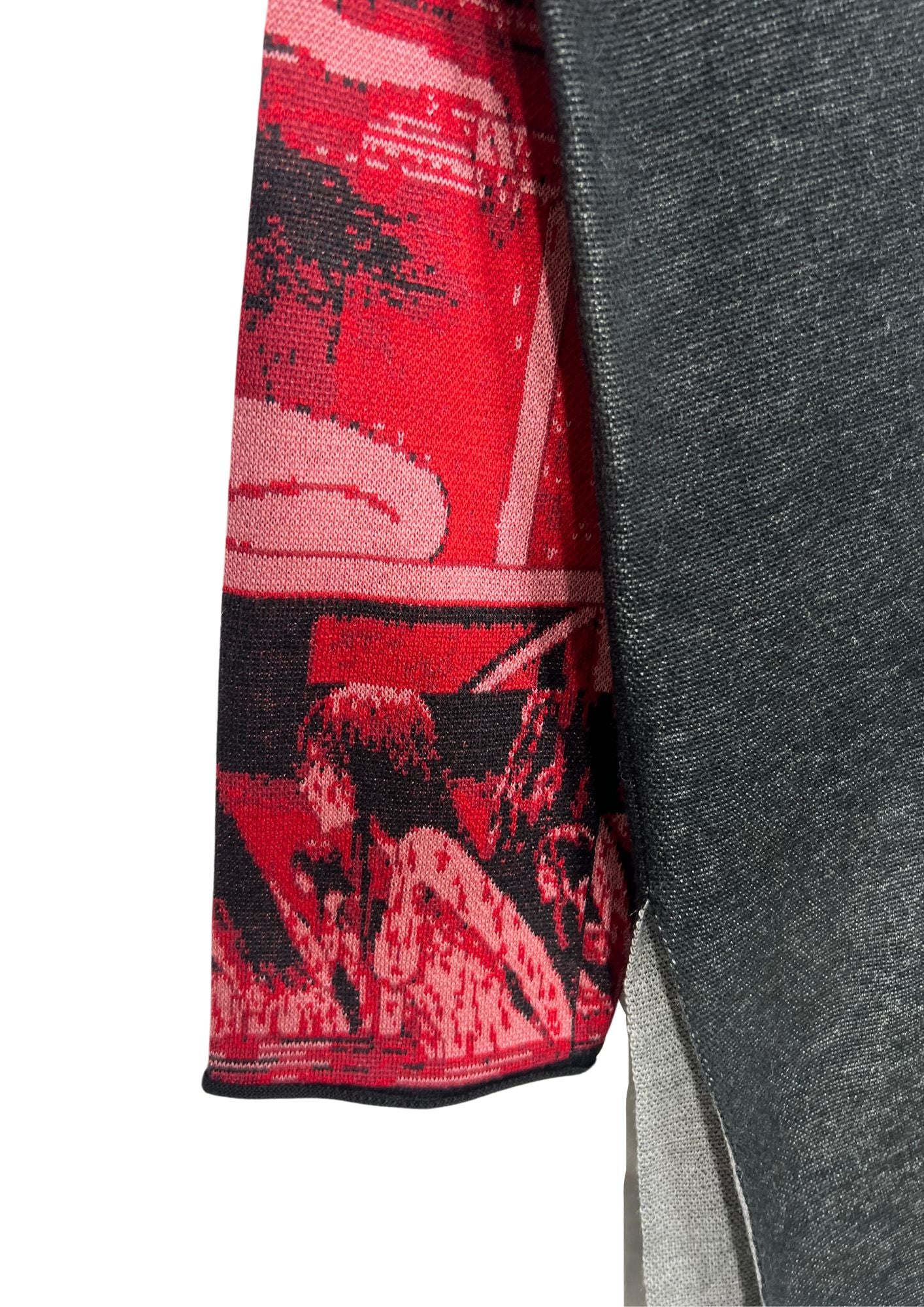 2020 Junji Ito x S'YTE Yohji Yamamoto Tomie Jacquard Crew Raglan Long Sleeve Knit