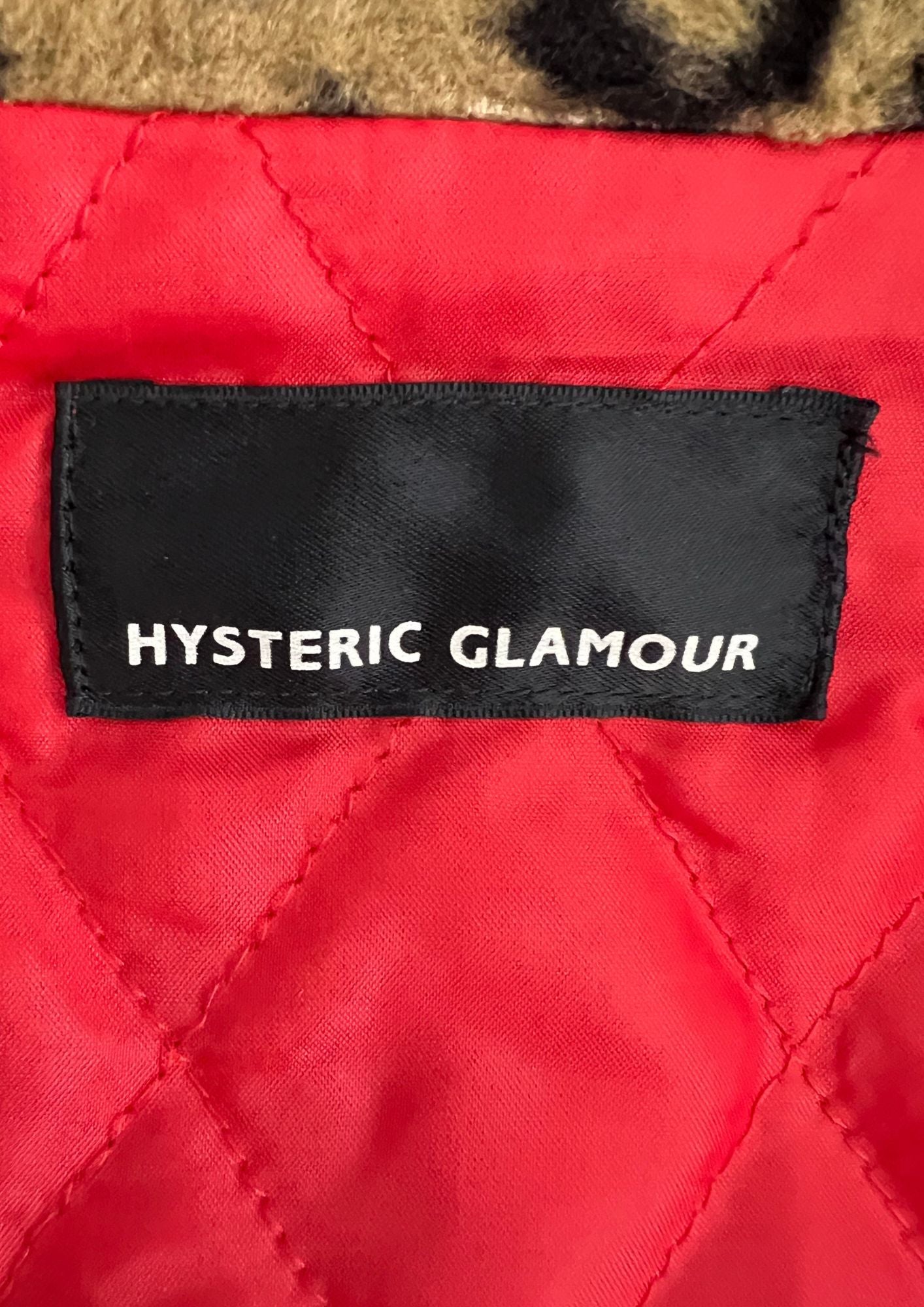 90s Vintage HYSTERIC GLAMOUR Leopard Print Denim Jacket Skirt Setup