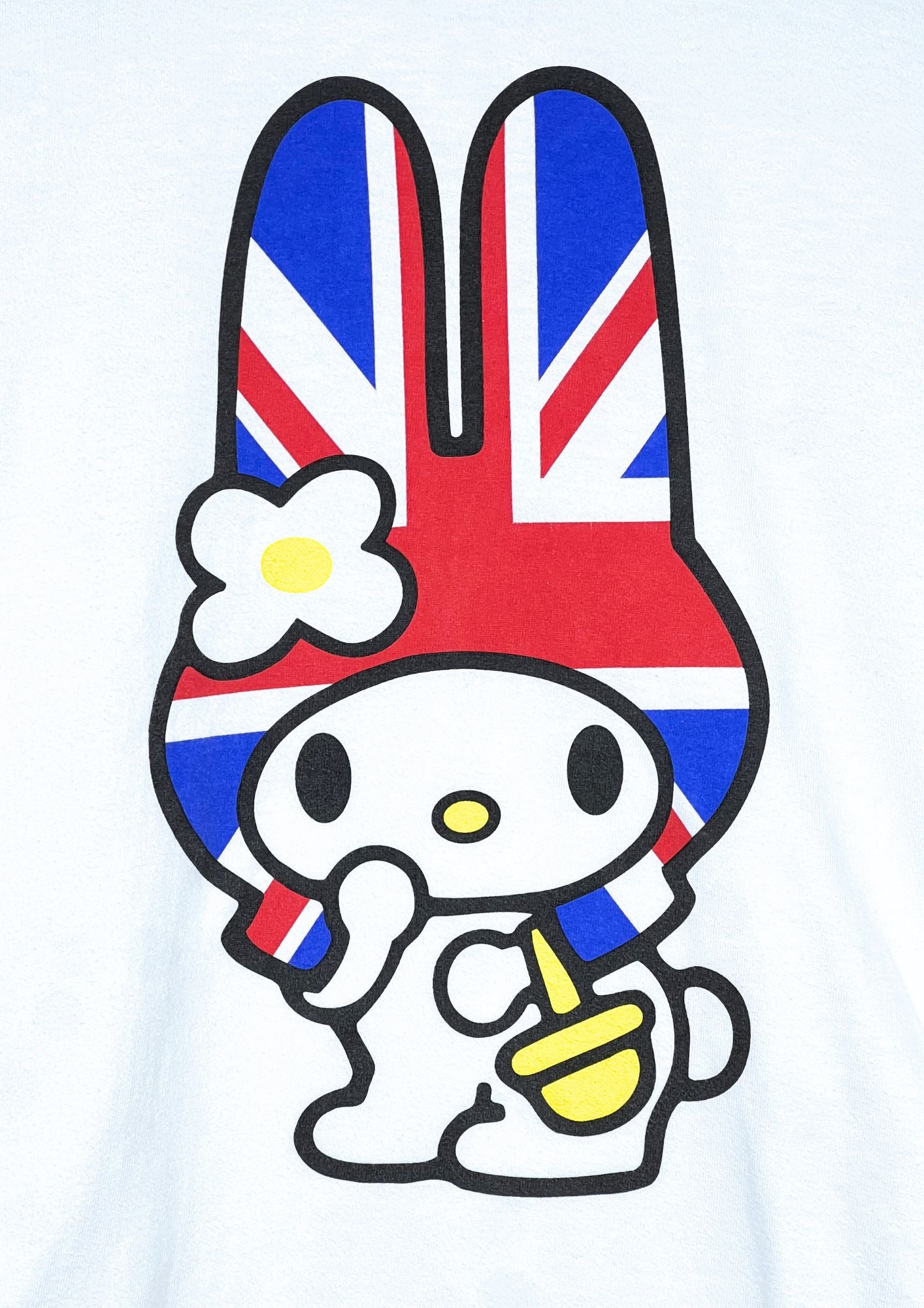 2010 Vintage Hello Kitty x Graniph My Melody England T-shirt