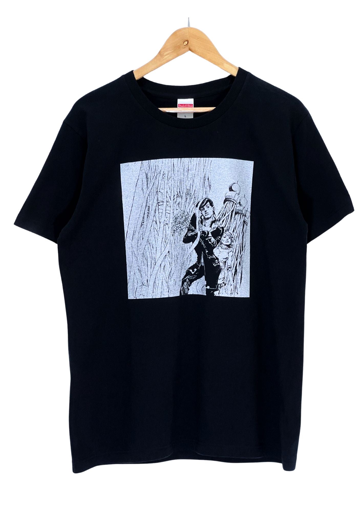 2012 Jojo's Bizarre Adventure x Hirohiko Araki JOJO Exhibition Limited 'Josuke, Reimi & Crazy Diamond' T-shirt (M)