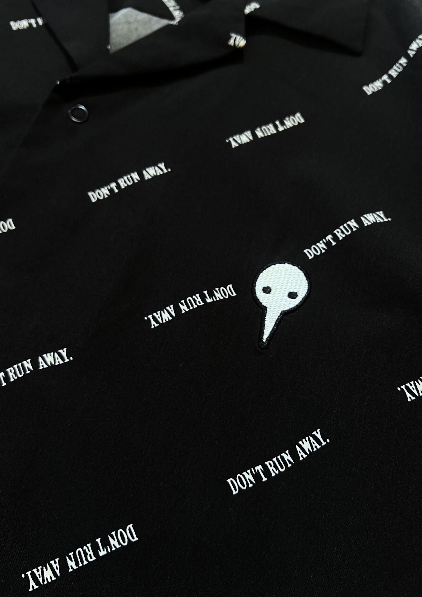 2020 Neon Genesis Evangelion x GU 'Don't Run Away' Button Up Shirt (M)