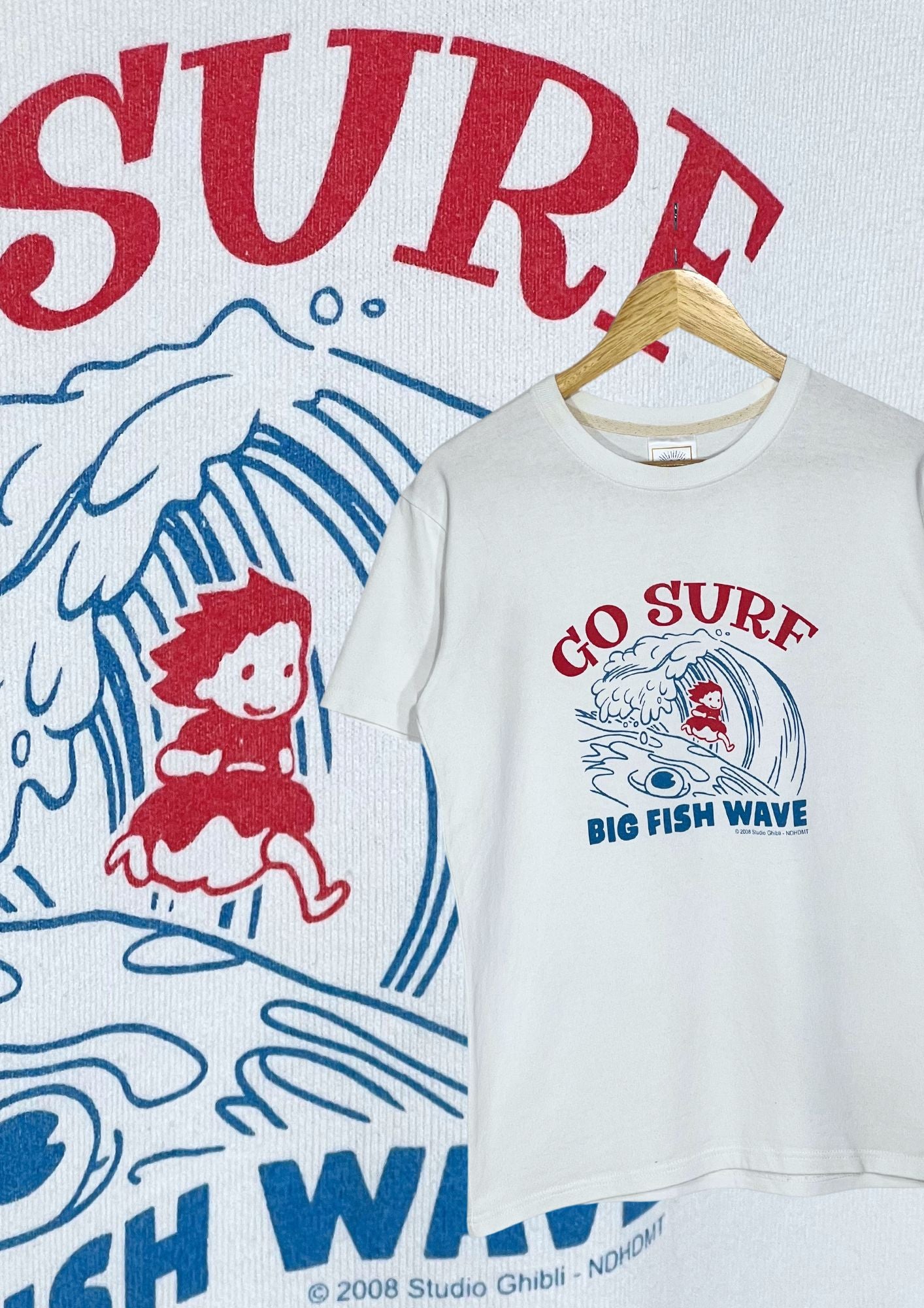 Studio Ghibli Pony x GBL Big Fish Wave T-shirt