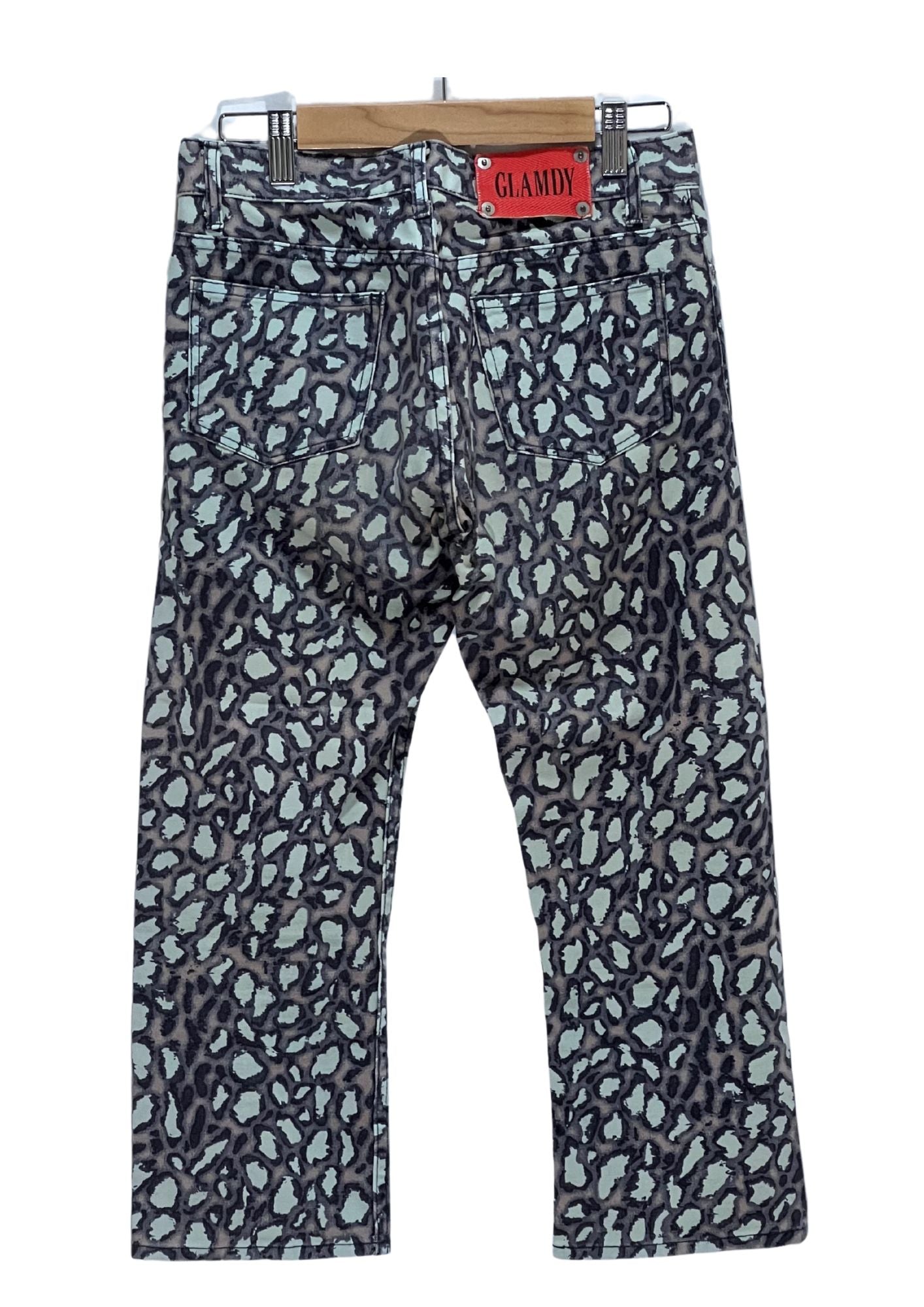 2000s GLAMDY Animal Camo 3/4 Pants (26')