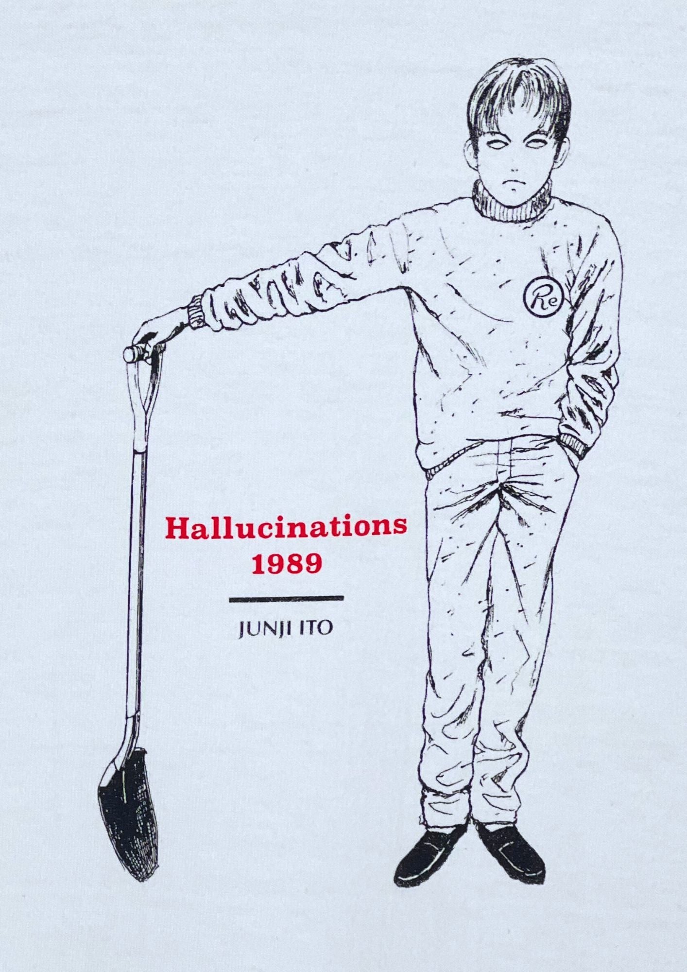 2020 Junji Ito ' Hallucinations' x RE:SHAZAM Oshikiri T-shirt