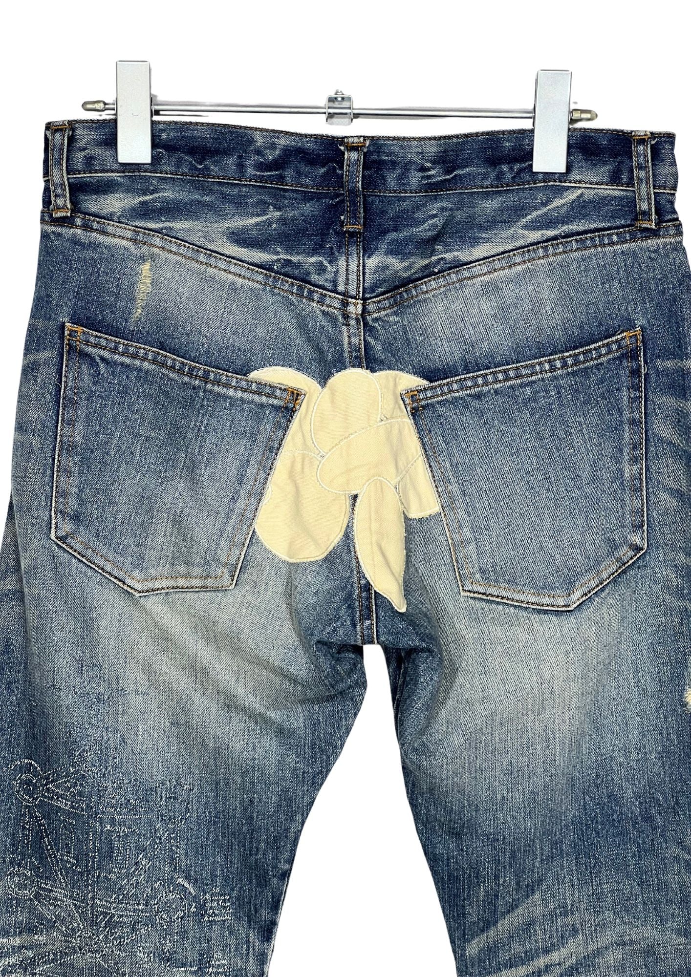 2007 Neon Genesis Evangelion x COSPA Lilith Denim Jeans