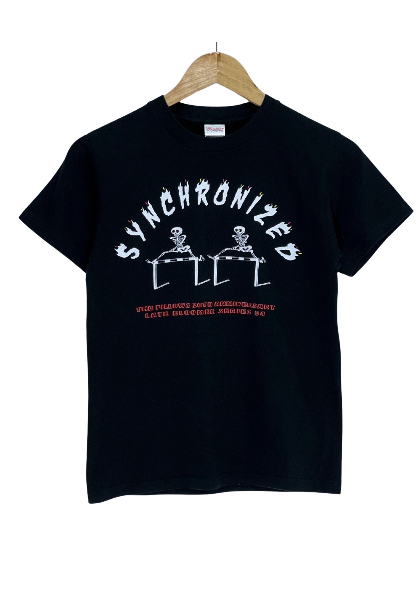 2004 THE PILLOWS 20th Anniversary 'Synchronised' Japanese Band T-shirt (S)