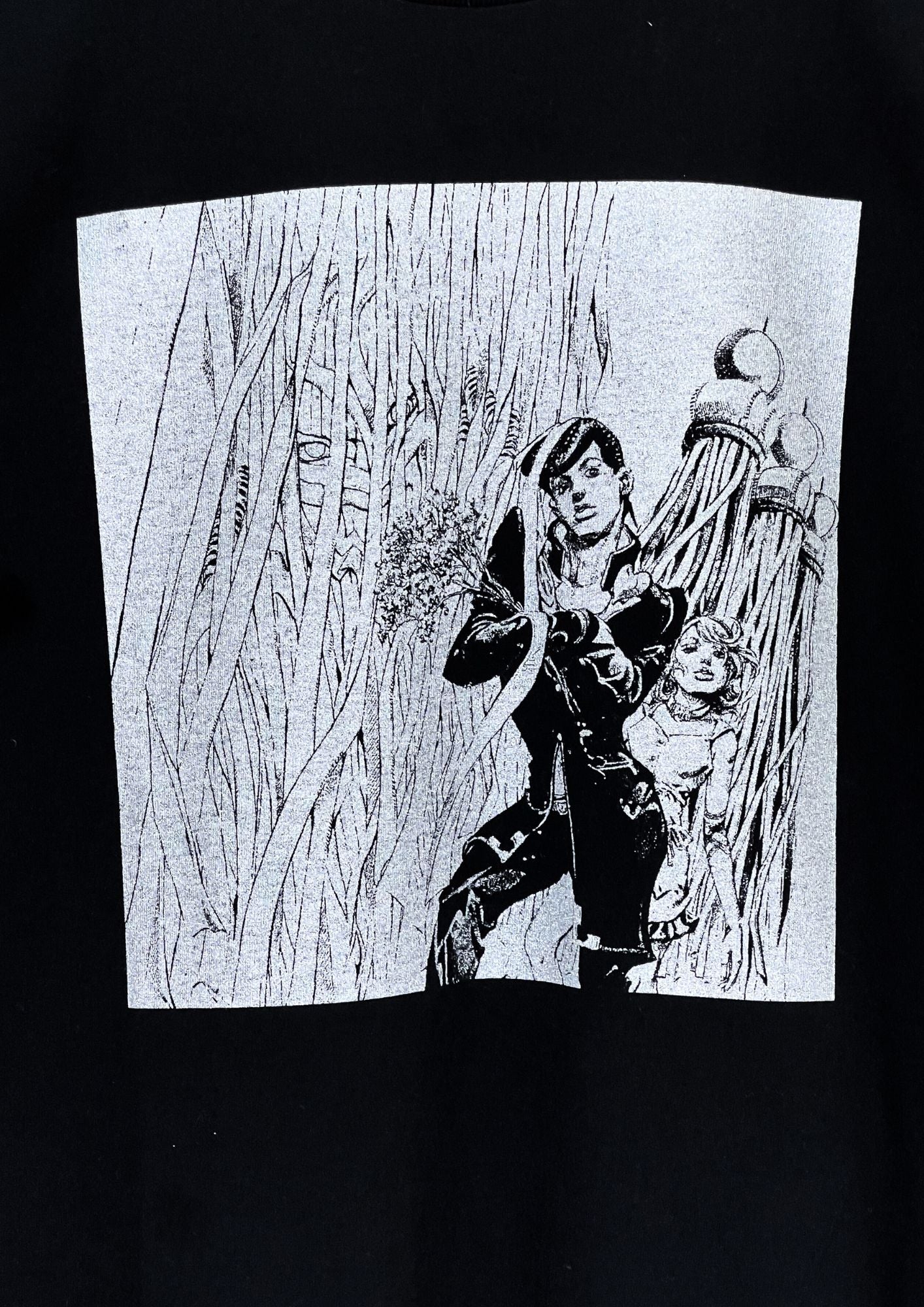 2012 Jojo's Bizarre Adventure x Hirohiko Araki JOJO Exhibition Limited 'Josuke, Reimi & Crazy Diamond' T-shirt (M)