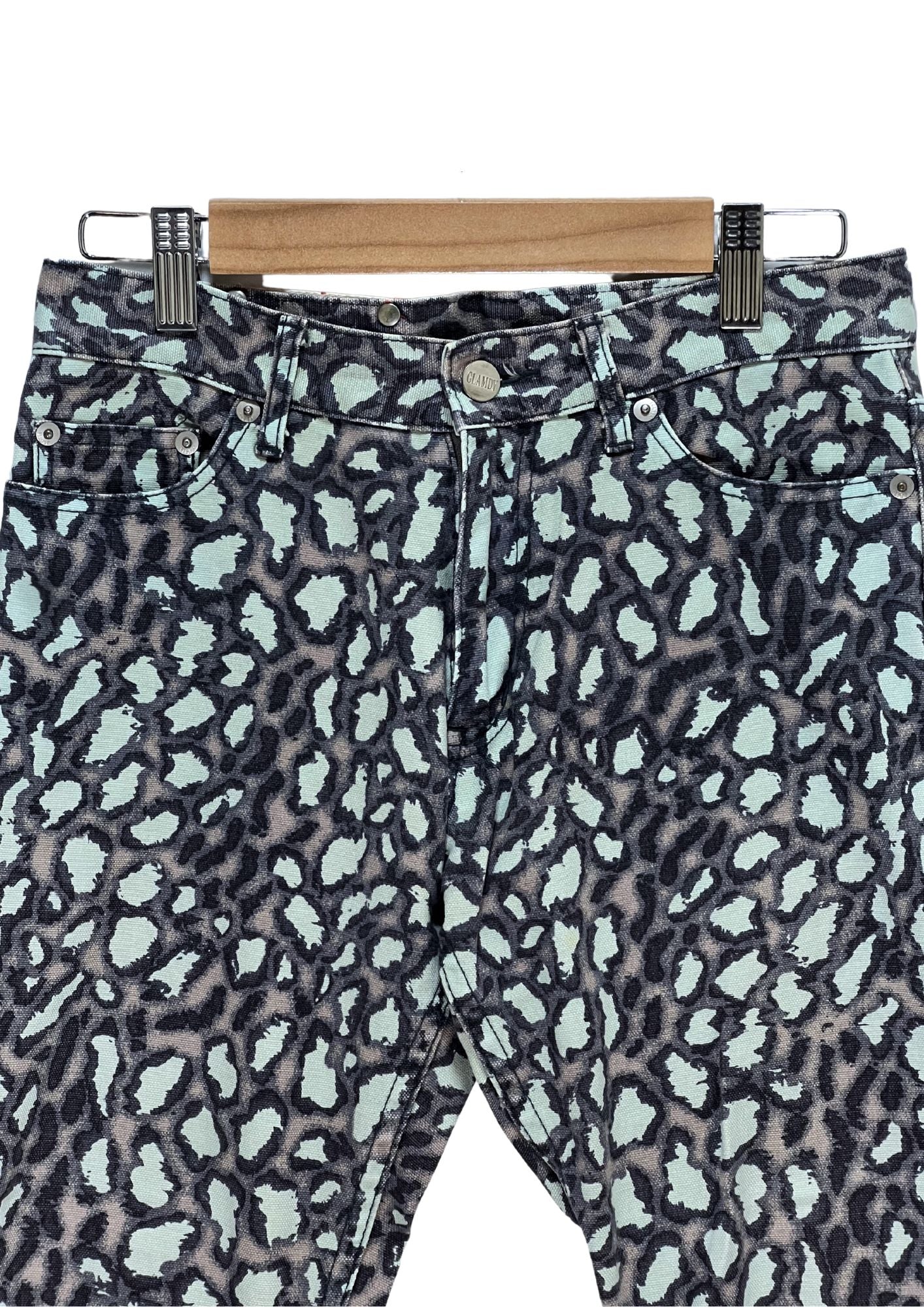 2000s GLAMDY Animal Camo 3/4 Pants (26')