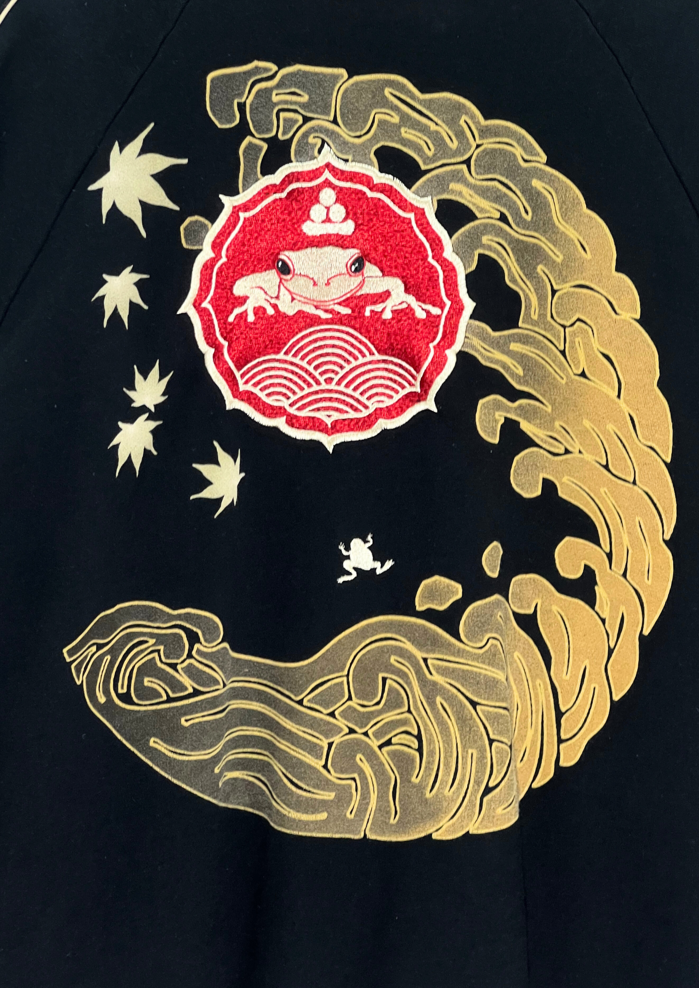 Sanmaruichi Japanese Art Embroidered Cotton Jacket (L)