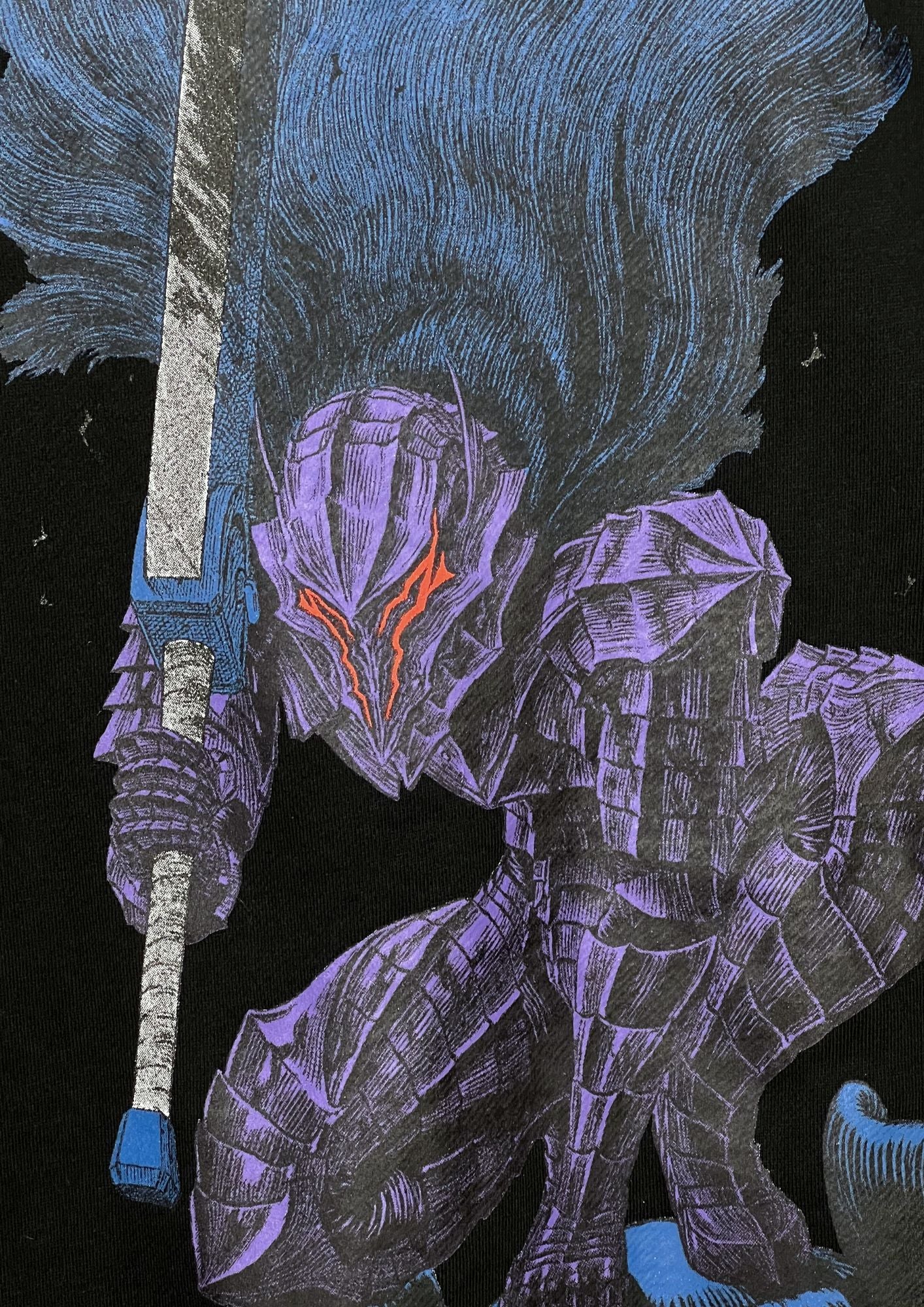 2021 Berserk x VANQUISH 'Guts Insane Warrior' Tokyo Berserk Exhibition Limited Zip Up Hoodie (M-L)