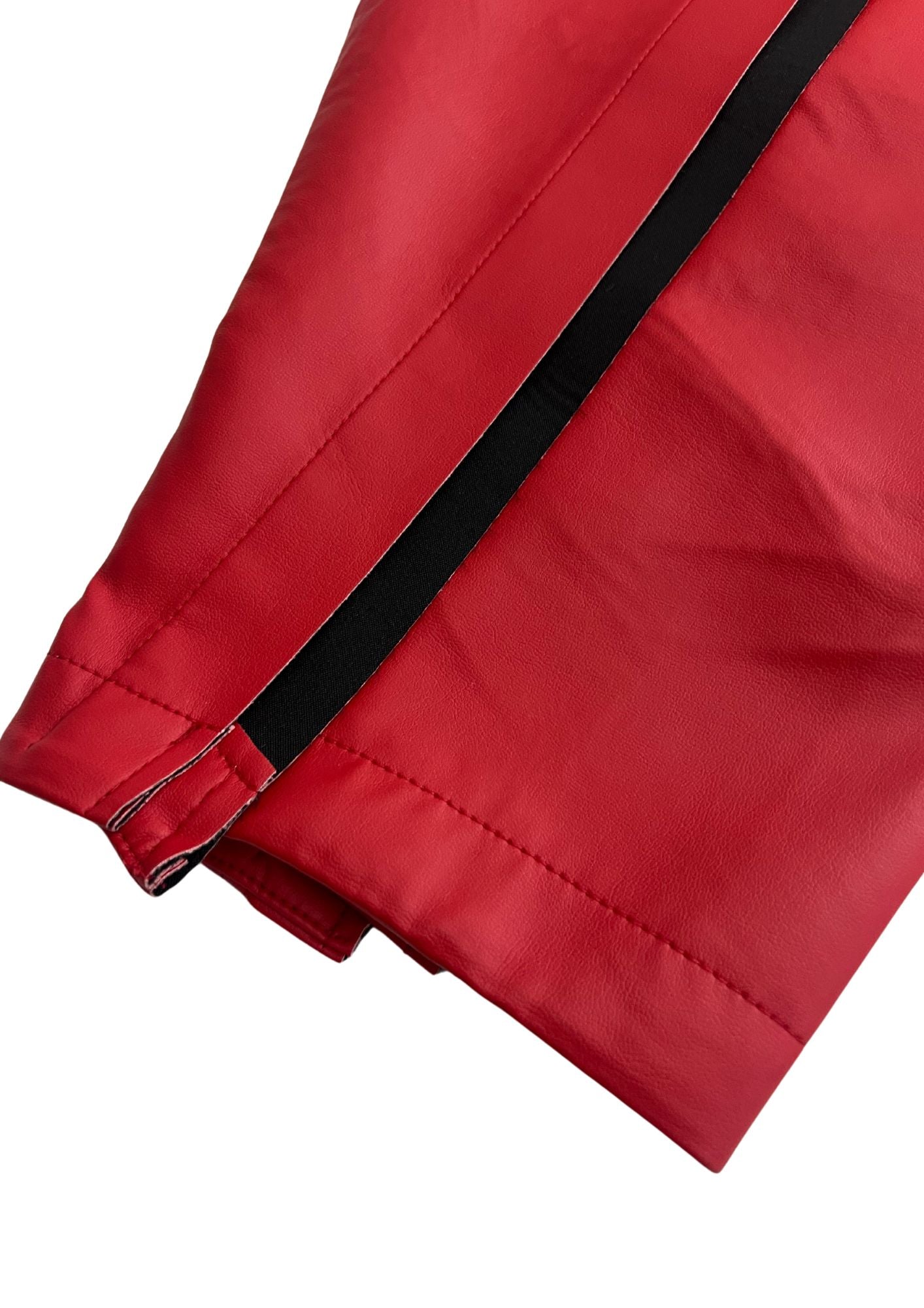 2015SS COMME des GARÇONS Rose and Blood Eco Leather Balloon Pants