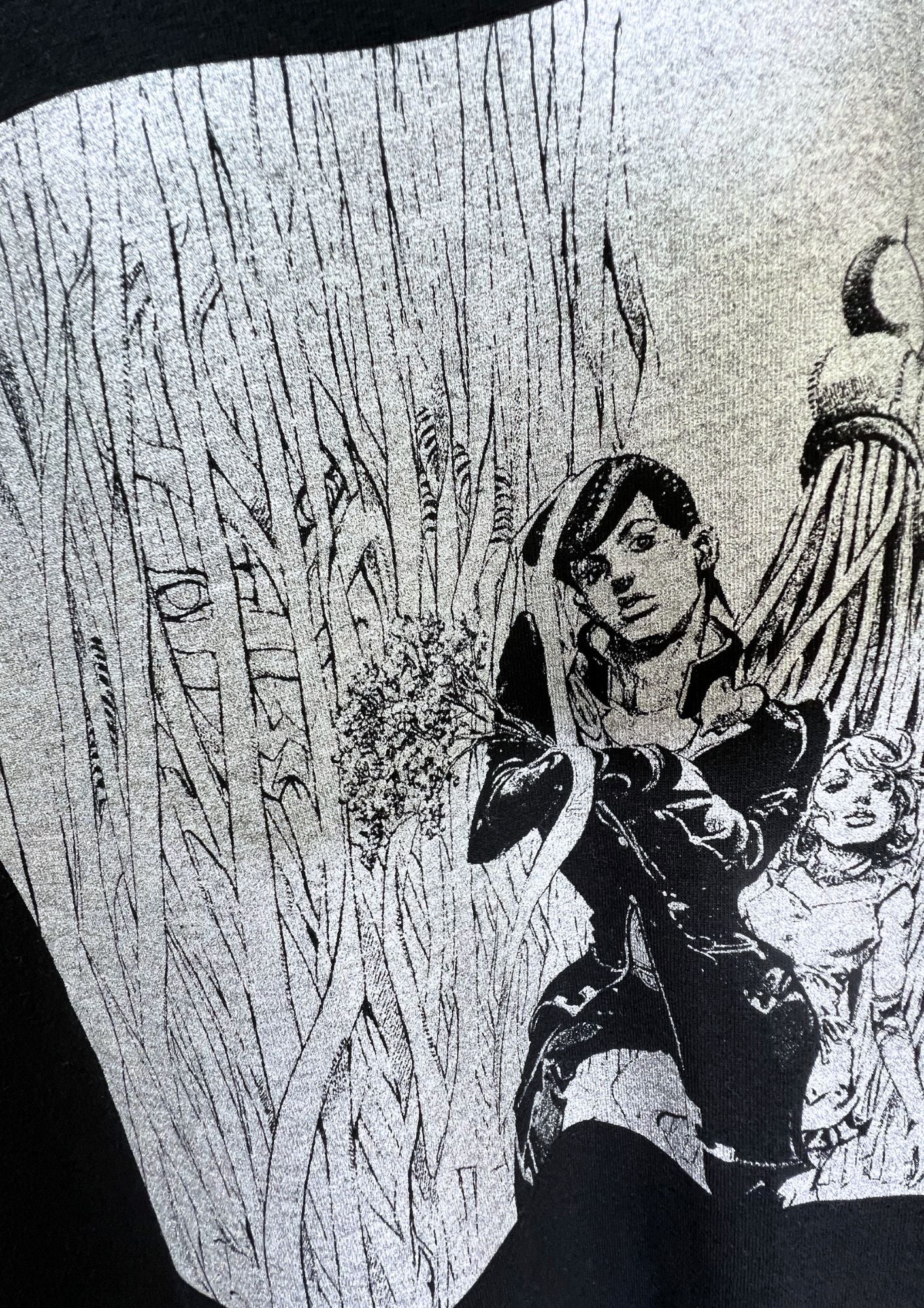 2012 Jojo's Bizarre Adventure x Hirohiko Araki JOJO Exhibition Limited 'Josuke, Reimi & Crazy Diamond' T-shirt (M)