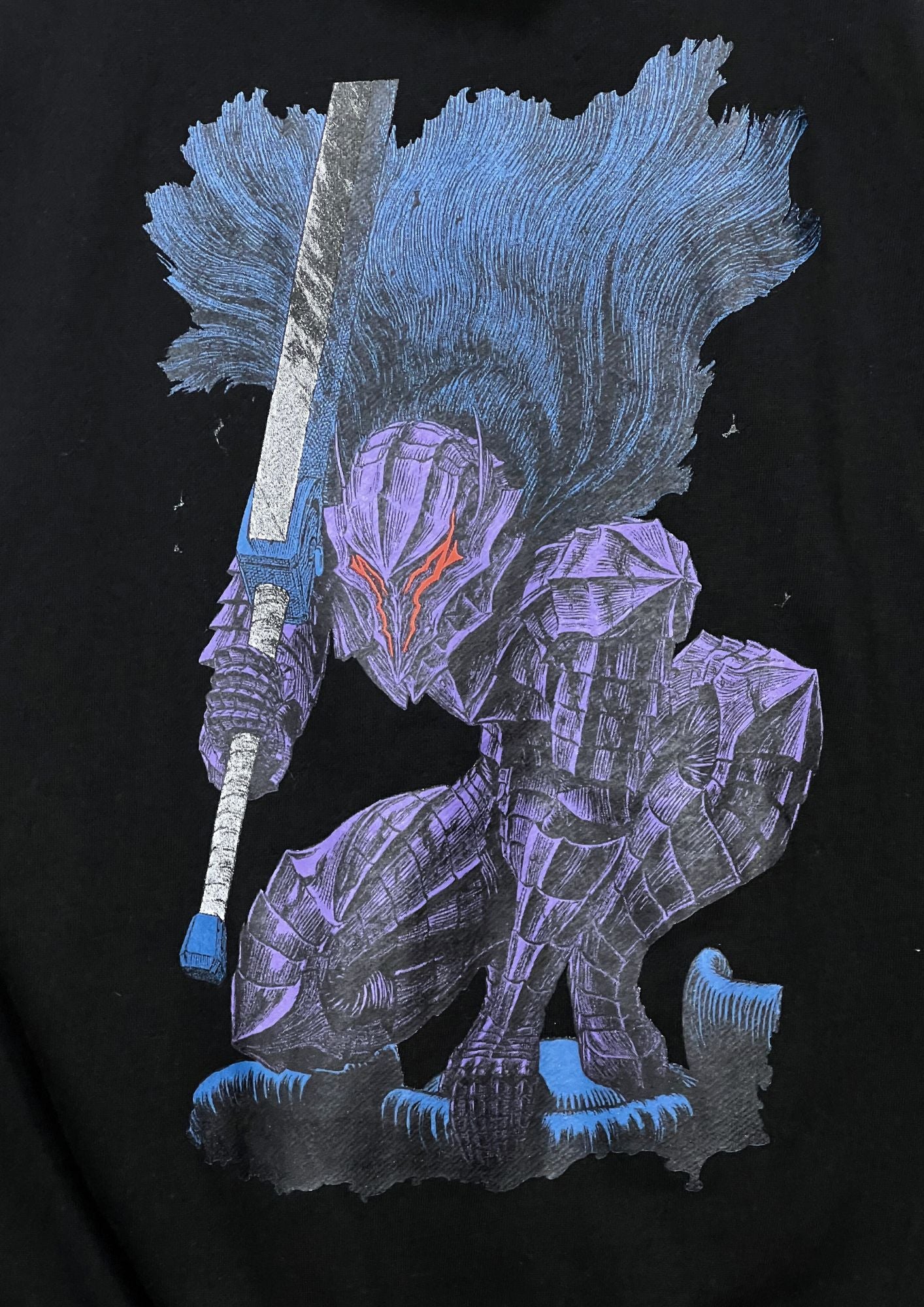 2021 Berserk x VANQUISH 'Guts Insane Warrior' Tokyo Berserk Exhibition Limited Zip Up Hoodie (M-L)