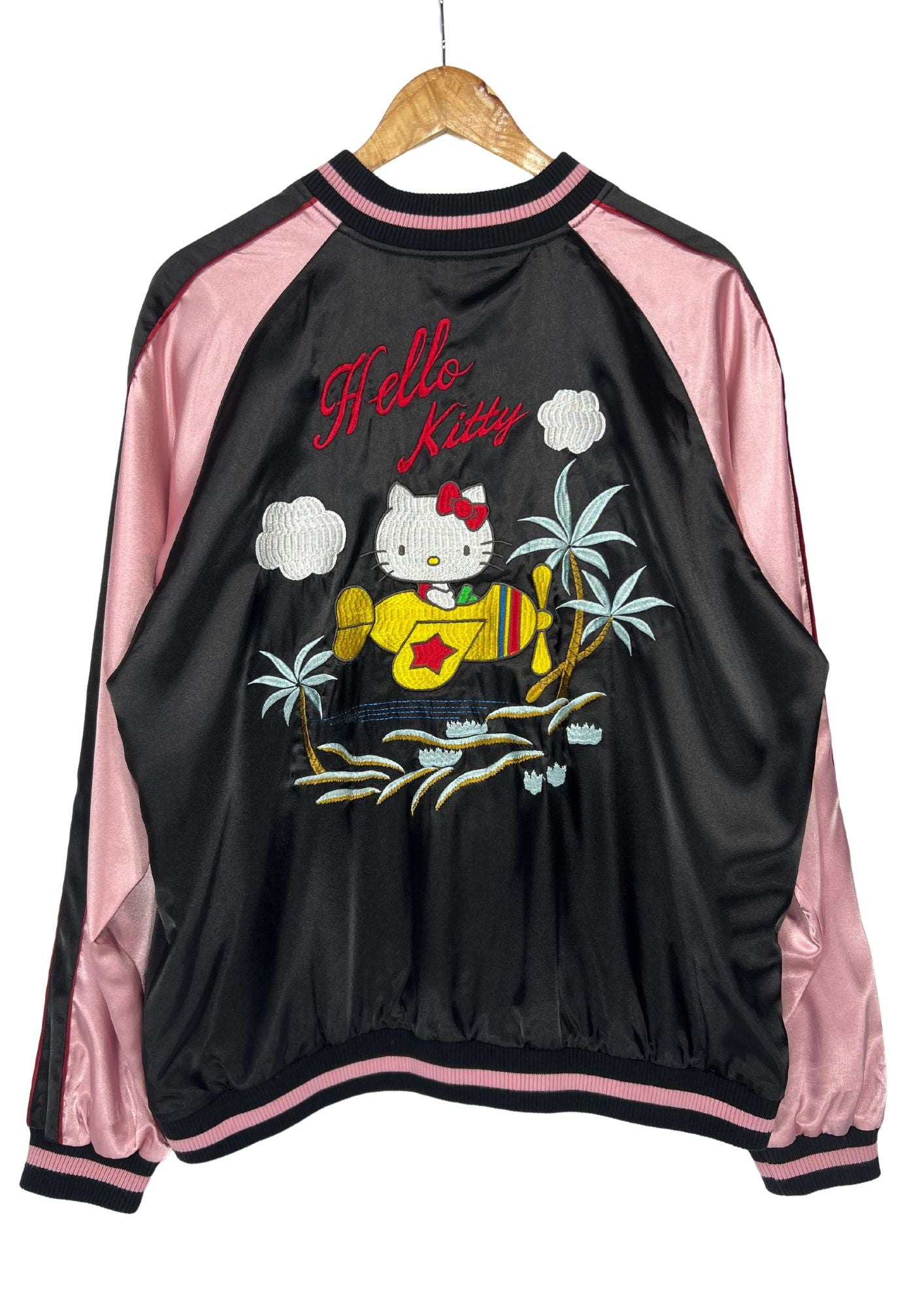 Hello Kitty x Ten Strike Flying Kitty Embroidered Sukajan