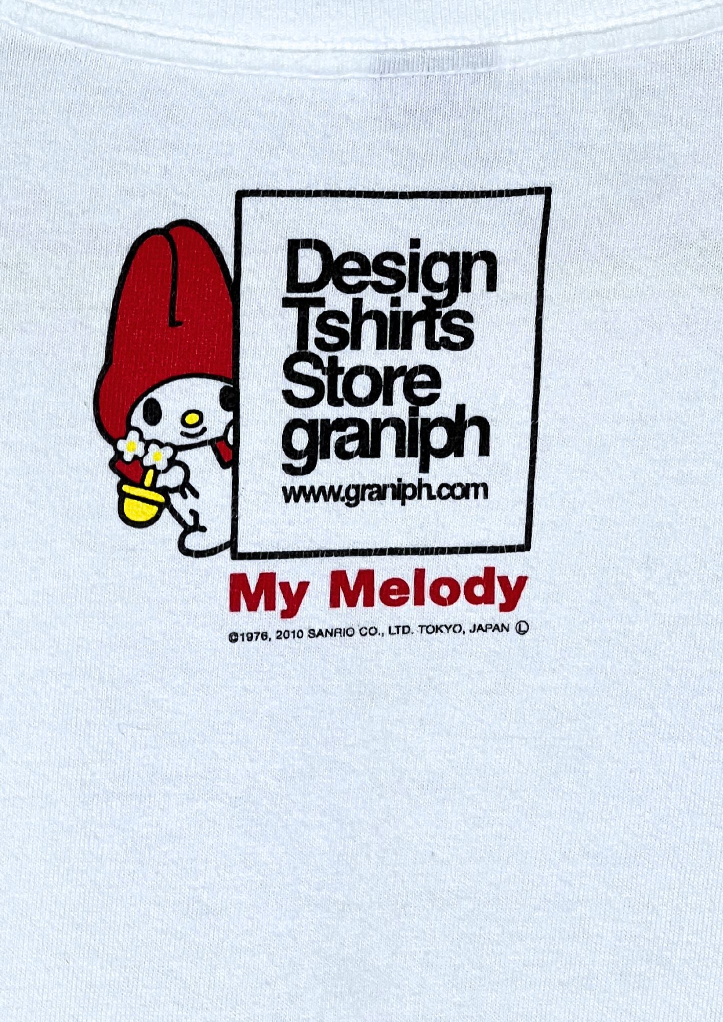 2010 Vintage Hello Kitty x Graniph My Melody England T-shirt