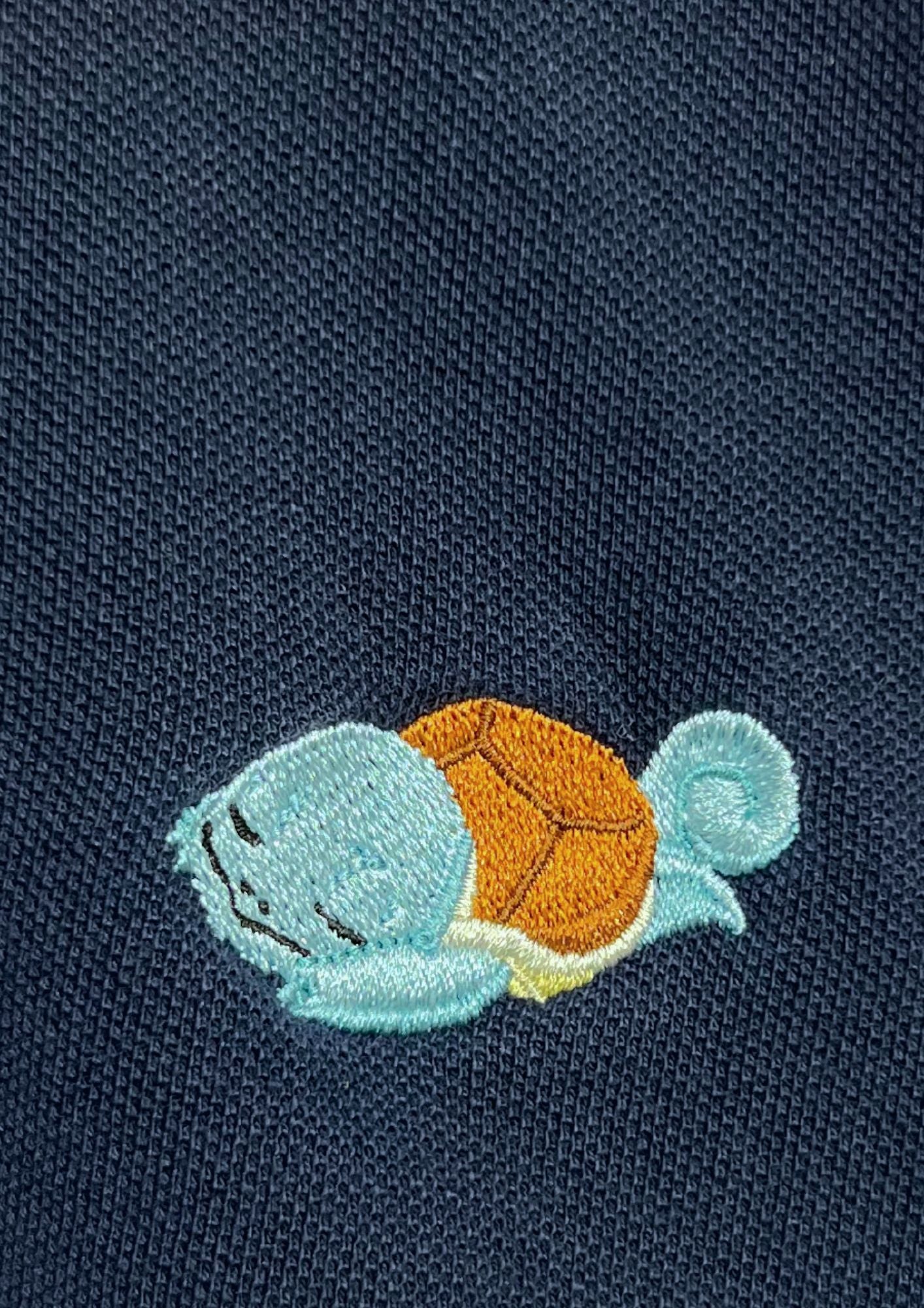 2022 Pokemon x Graniph Water type Pokemon Embroidered Polo Shirt