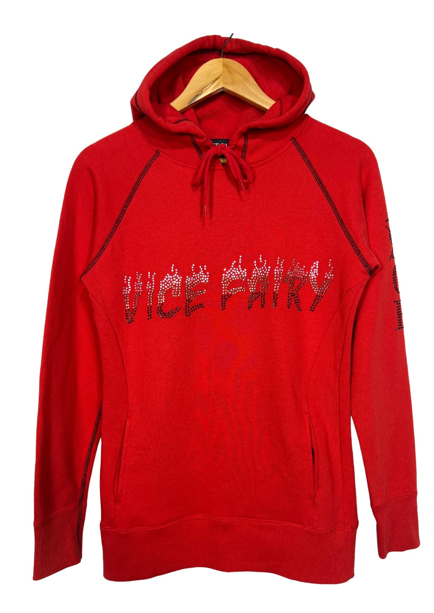 2010 One Piece x VICE FAIRY Ace Rhinesestone Hoodie