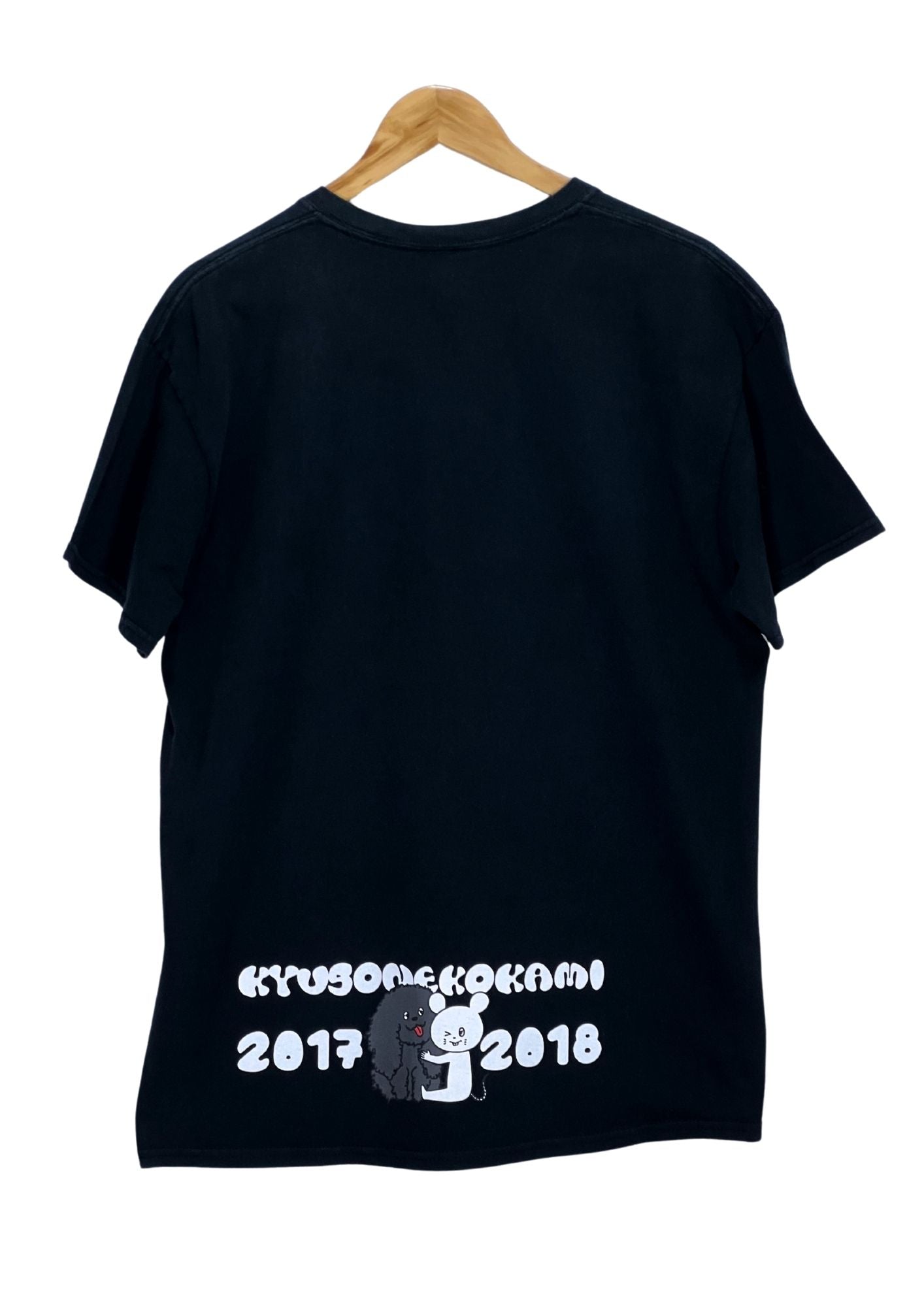 2018 KYUSO NEKOKAMI 'Poodle & Mouse' Japanese Band T-shirt (M-L)