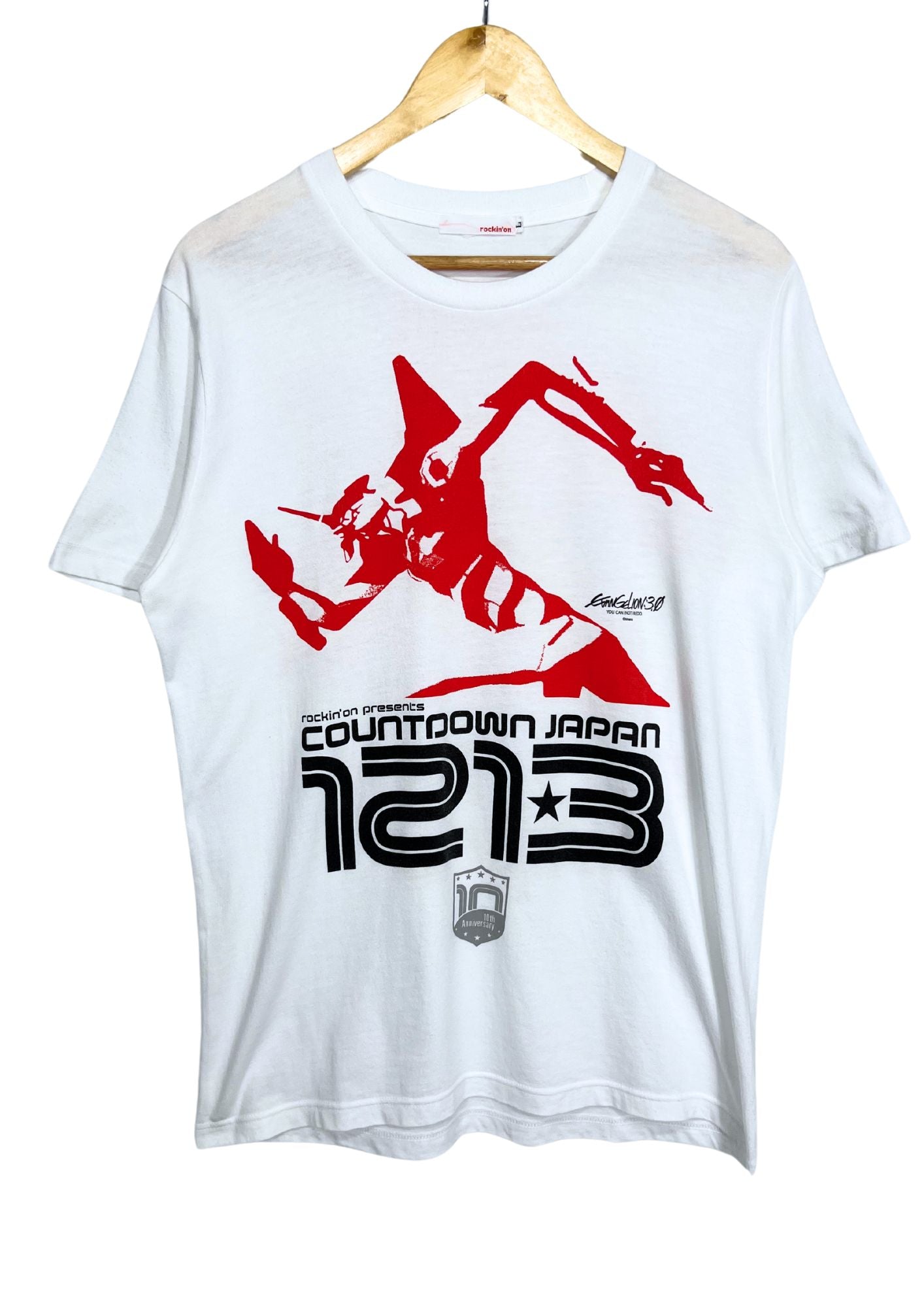 2012 Neon Genesis Evangelion x Rockin'on Countdown Japan Festival 2013 T-shirt
