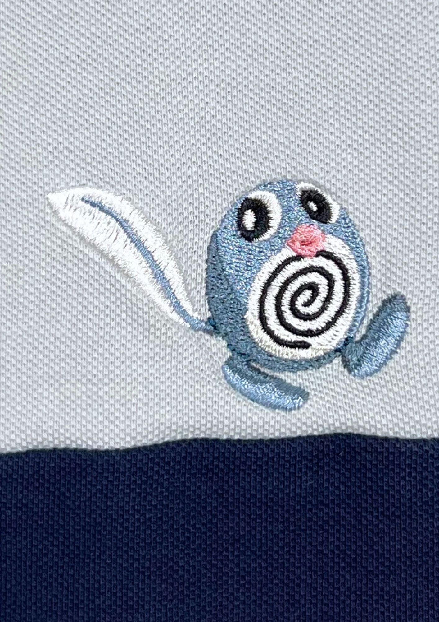 2022 Pokemon x Graniph Water type Pokemon Embroidered Polo Shirt