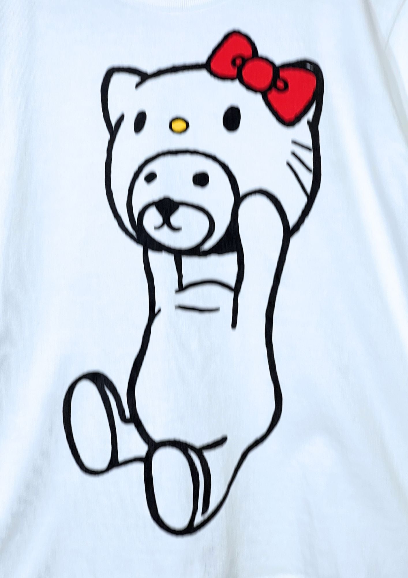 2010 Hello Kitty x Graniph 'Control Bear' T-shirt (XS)