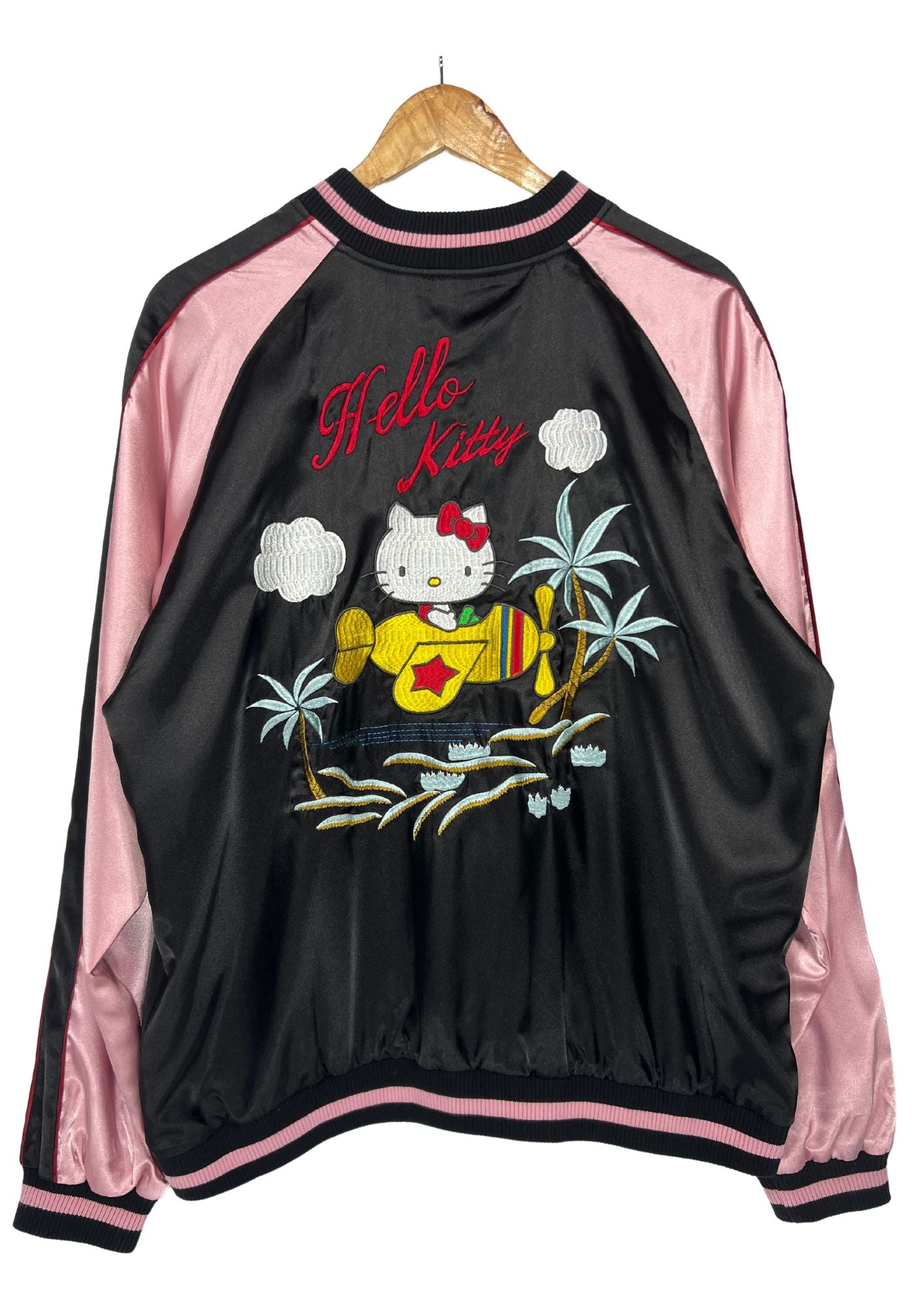 Hello Kitty x Ten Strike Flying Kitty Embroidered Sukajan