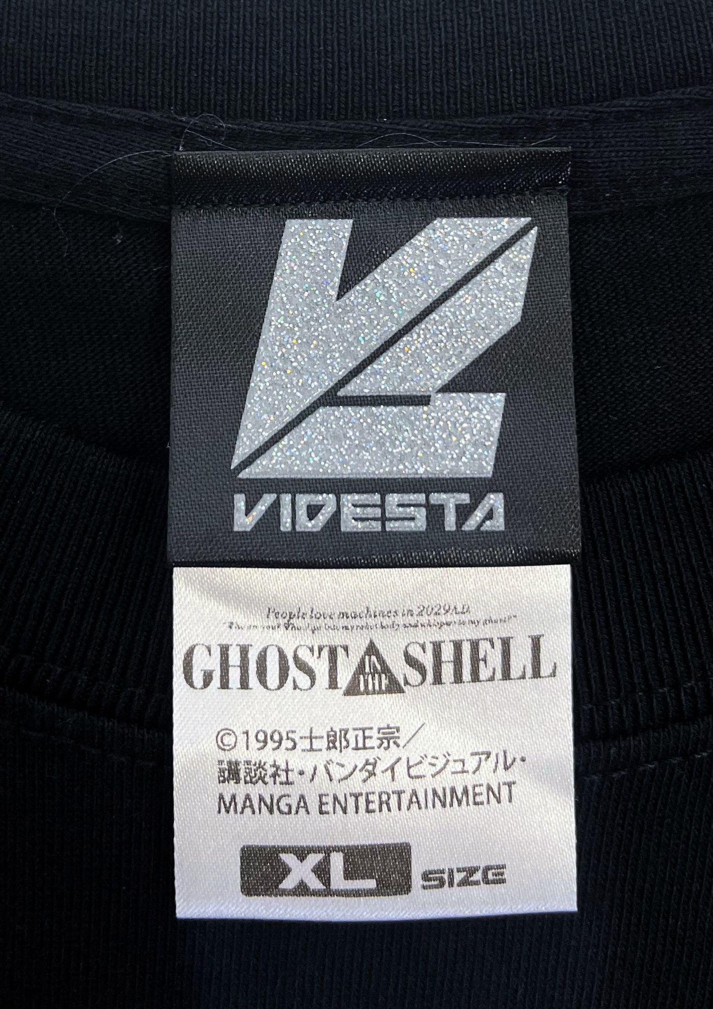 2019 Ghost in the Shell x VIDESTA Motoko Blu-ray Disk Cover T-shirt