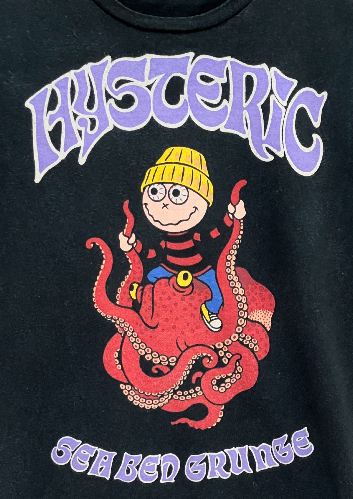 Y2K HYSTERIC MINI by HYSTERIC GLAMOUR x THREE TIDES 'Sea Ben Grunge' Baby Tee (Ladies S-XS)