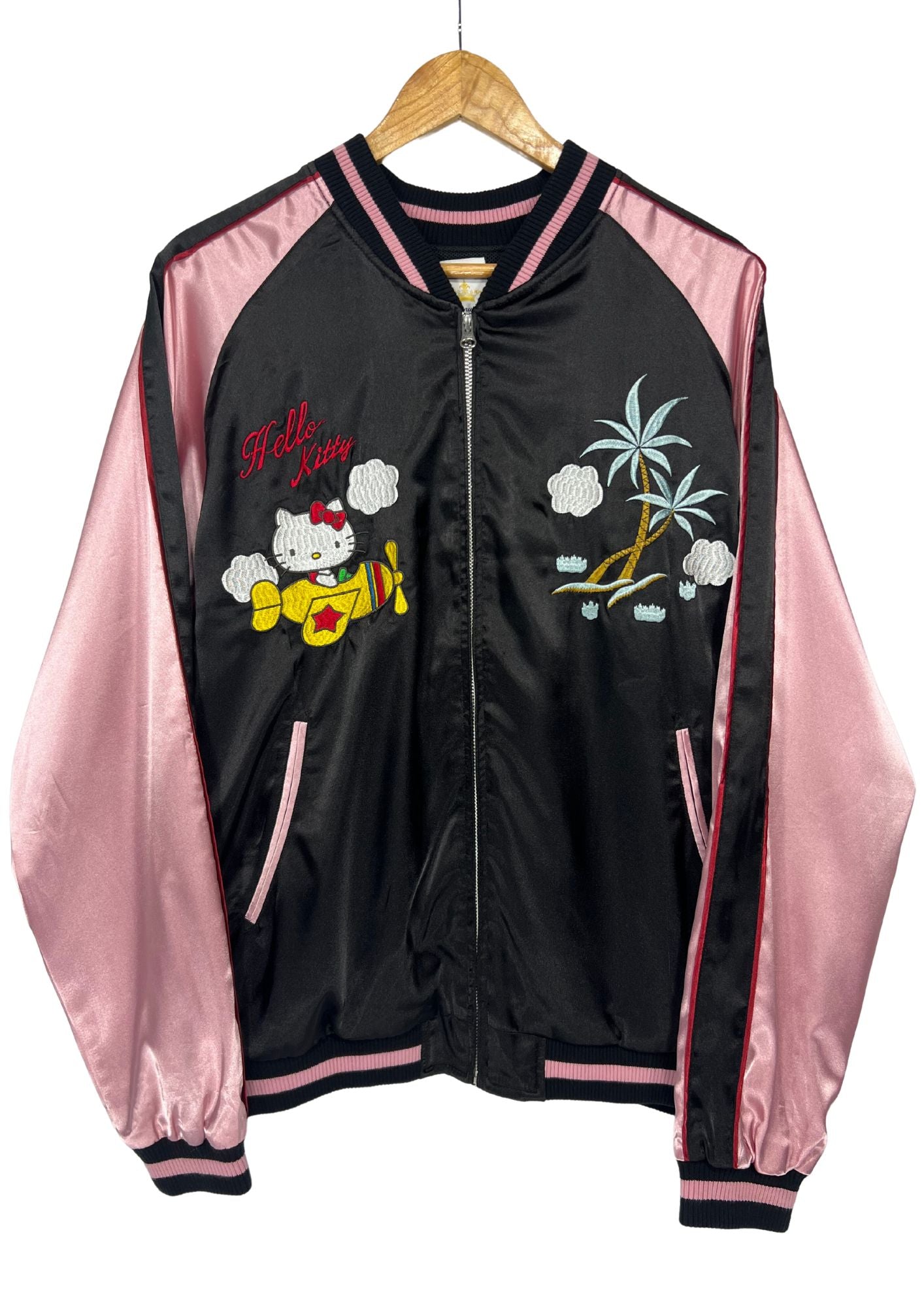 Hello Kitty x Ten Strike Flying Kitty Embroidered Sukajan