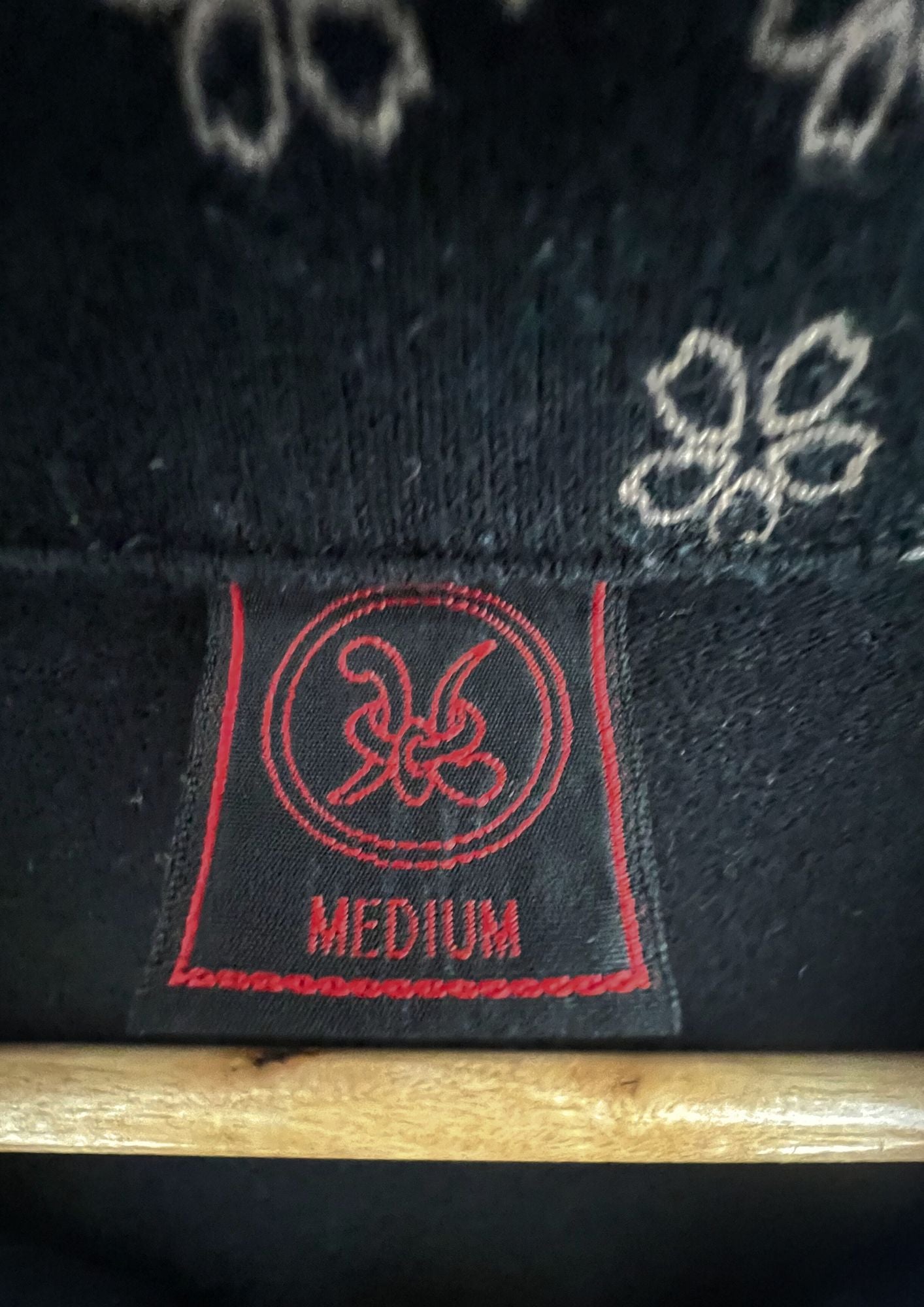 2000s CROPPED HEADS 'Sakura & Guardian Lion' Japanese Art Polo Shirt (M)