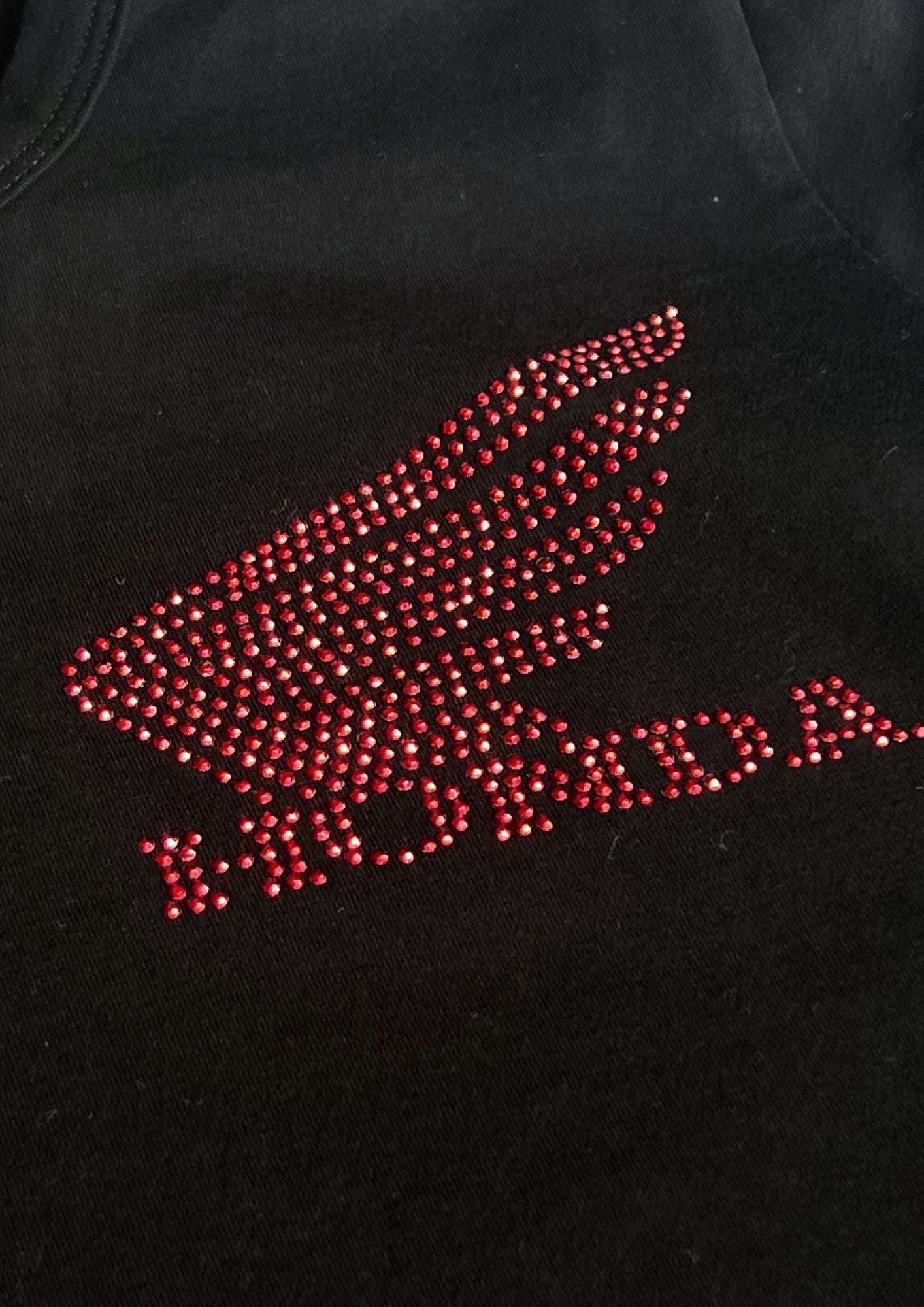 Honda x GAS JEANS Rhinestone T-shirt (XS)