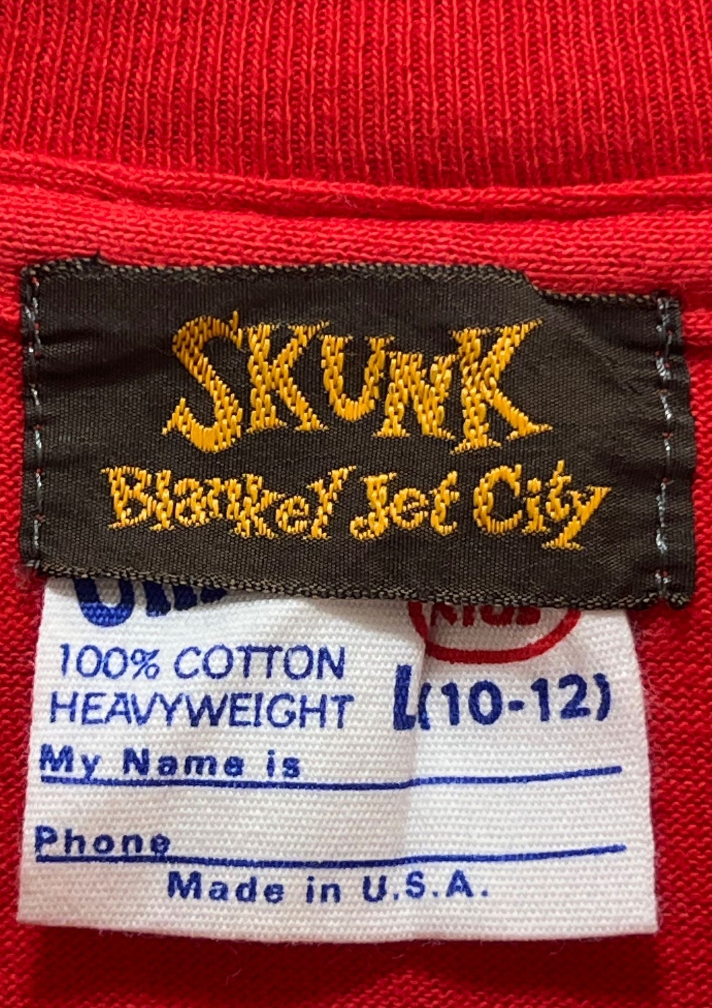 '98 Vintage BLANKEY JET CITY 'BJC on your palm' Japanese Band Baby Tee