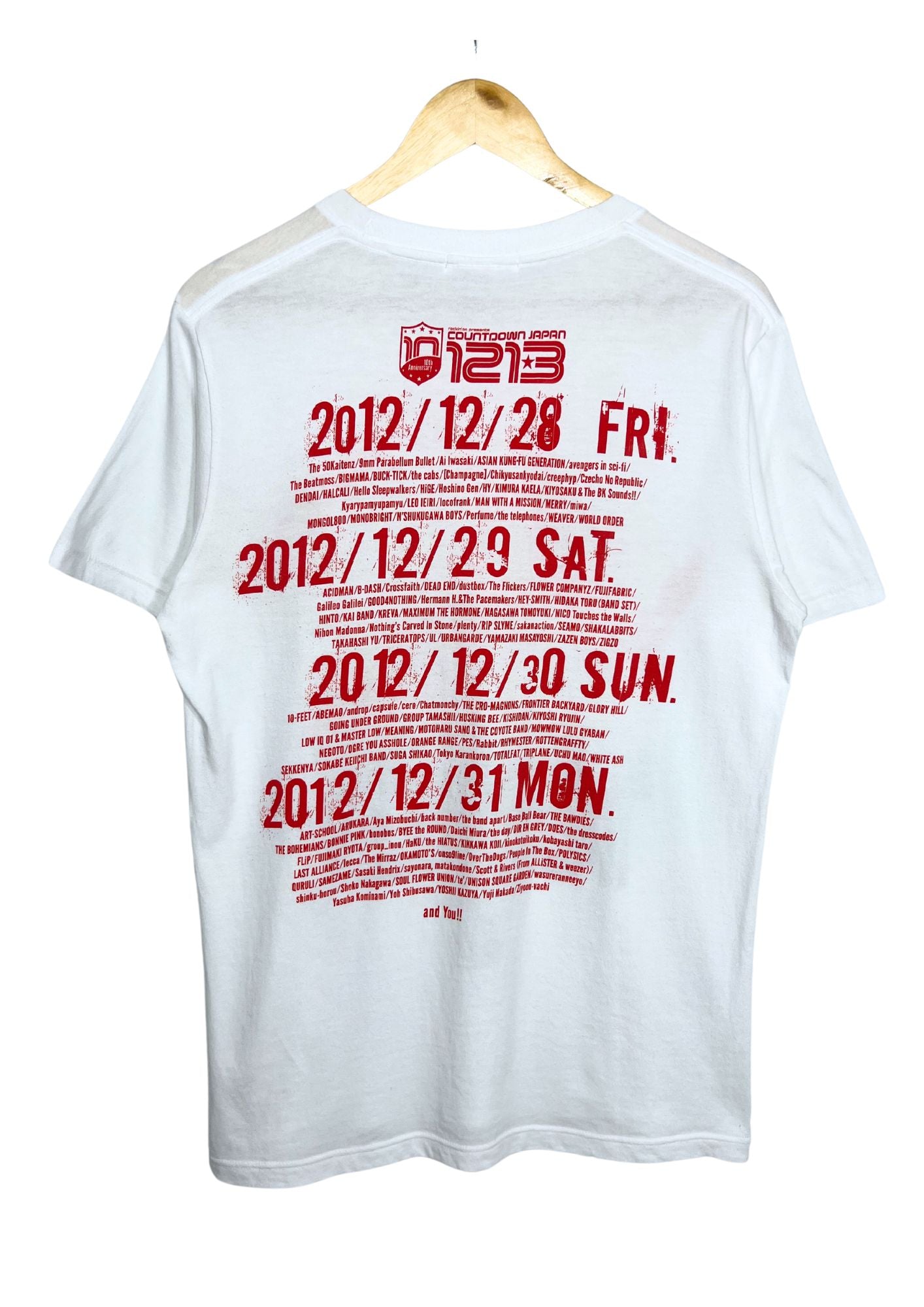 2012 Neon Genesis Evangelion x Rockin'on Countdown Japan Festival 2013 T-shirt