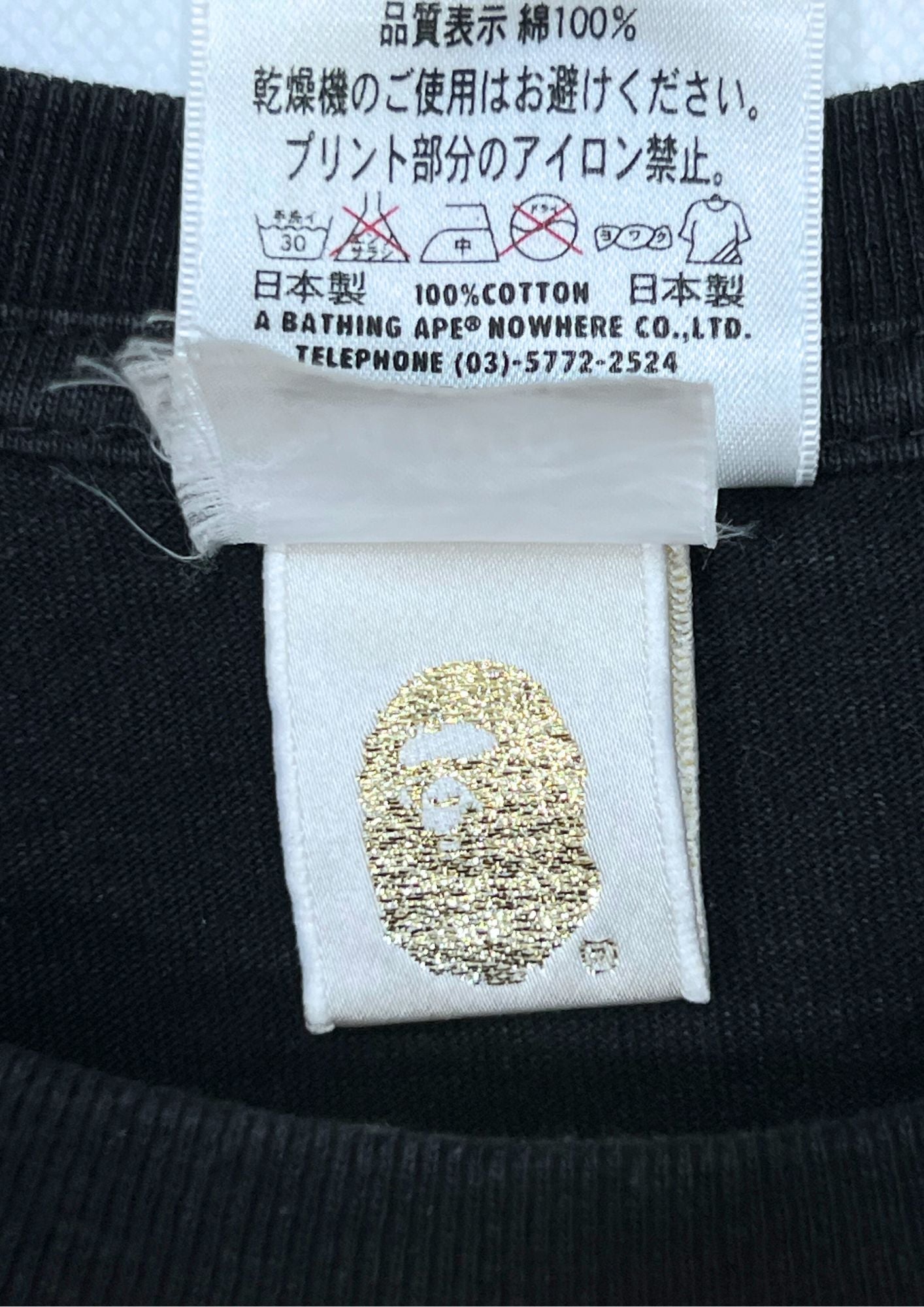 2012 A Bathing Ape x One Piece 'Zoro Pirate Flag Logo Camo' T-shirt (M)