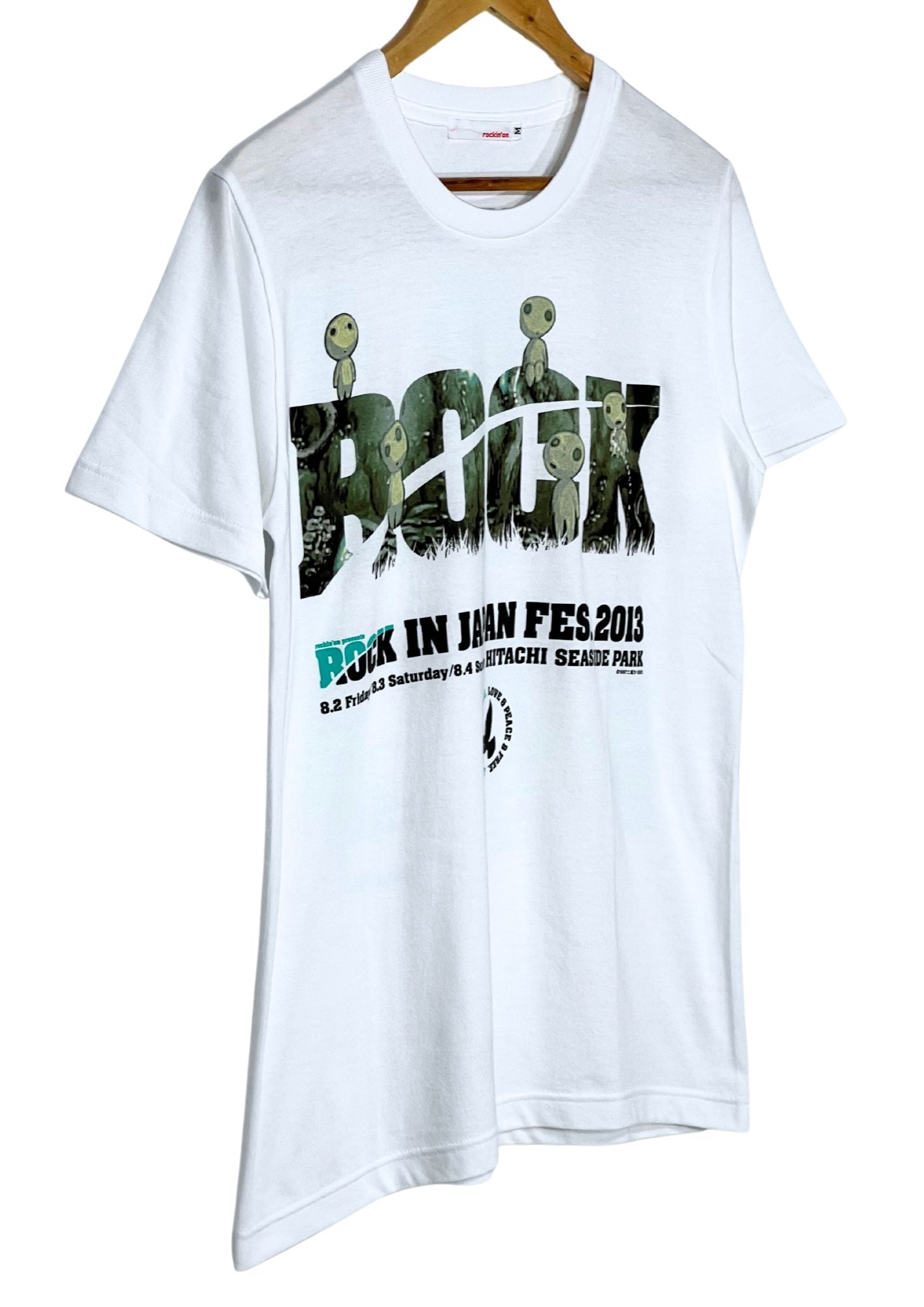 2013 Studio Ghibli Princess Mononoke x Rockin'on Rock in Japan Fes.Totoro T-shirt
