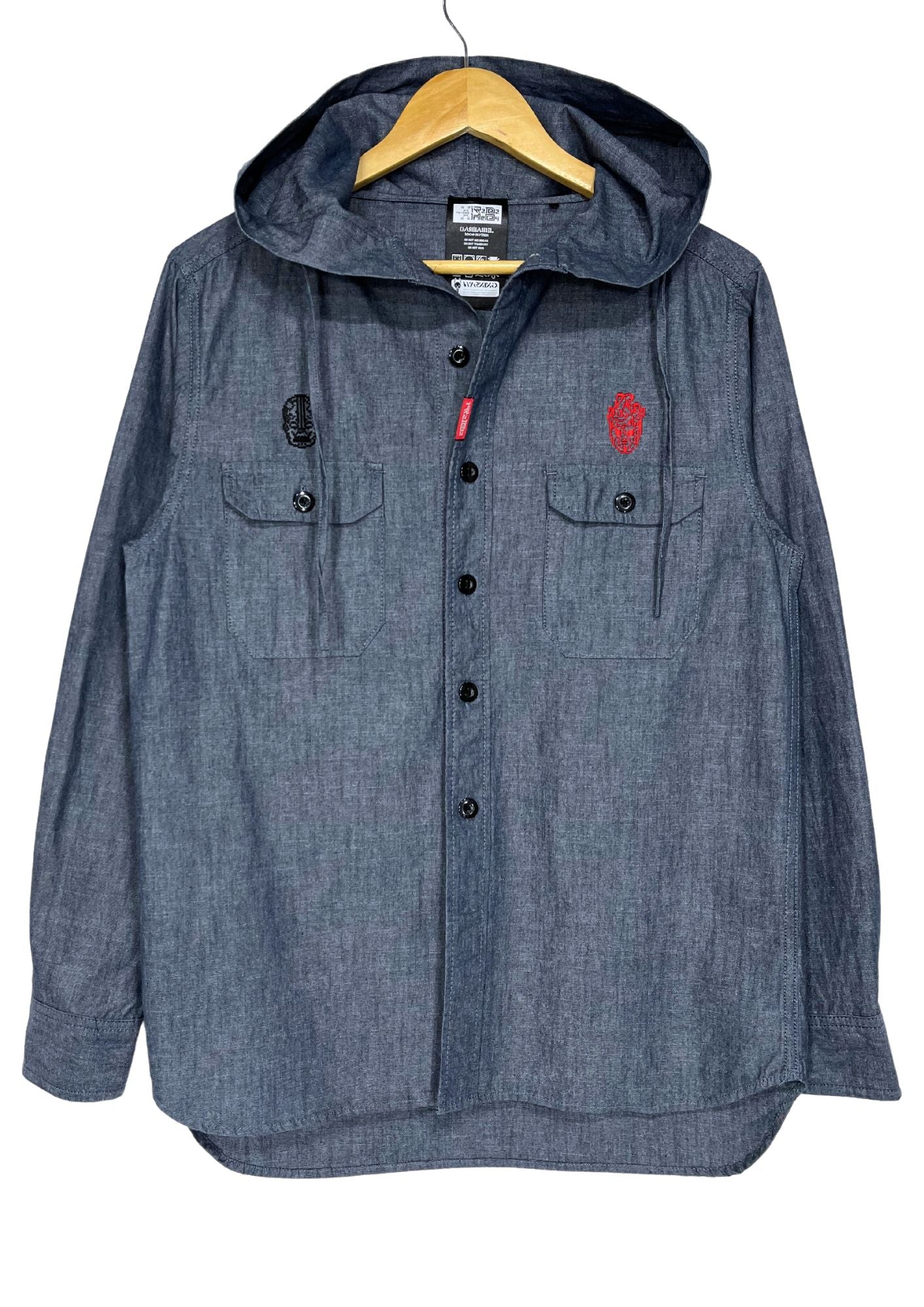 Dorohedoro x MHz Shin and Noi L / S Button Up Hoodie Shirts