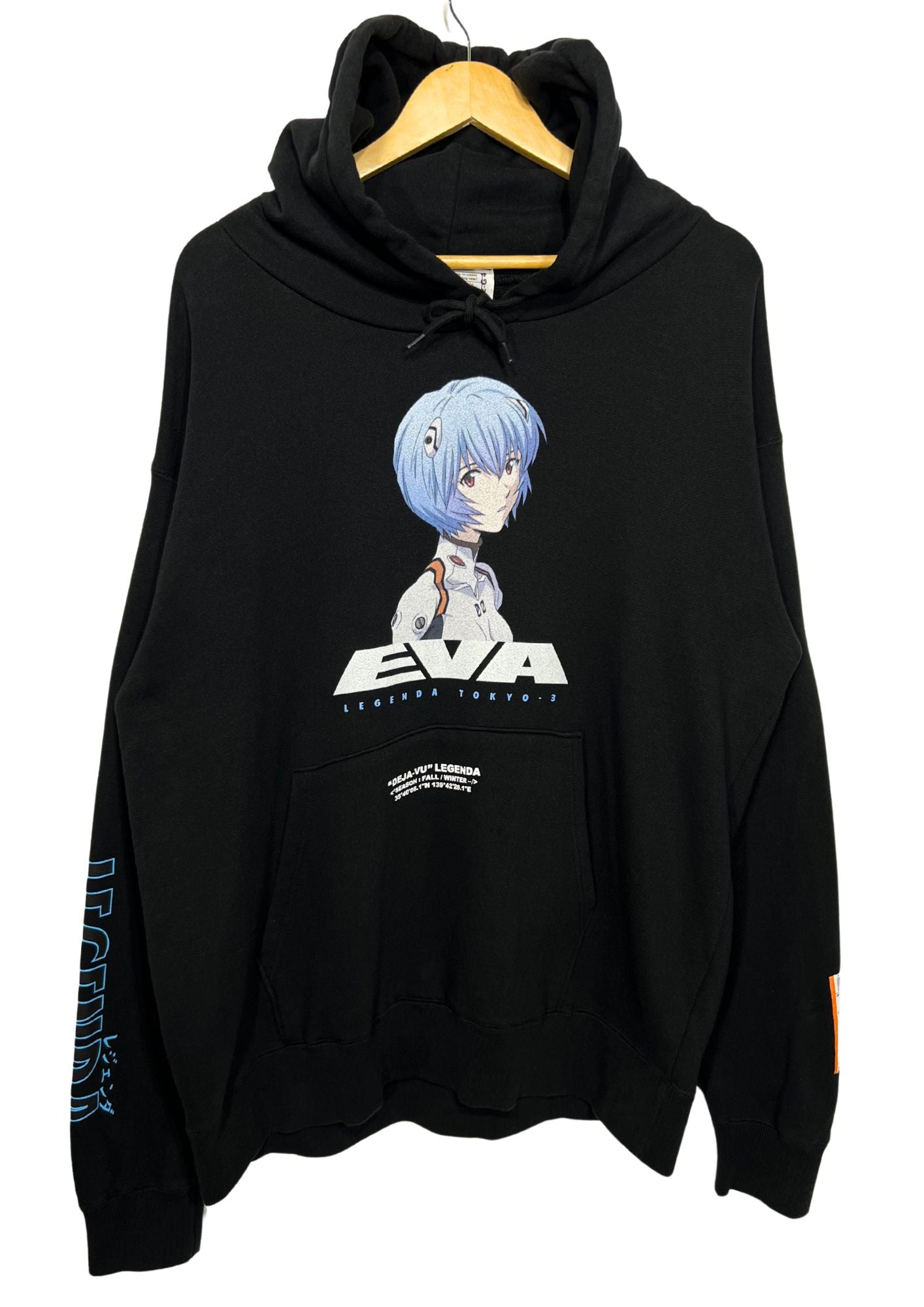 2019 Neon Genesis Evangelion x LEGENDA Rei Ayanami Hoodie