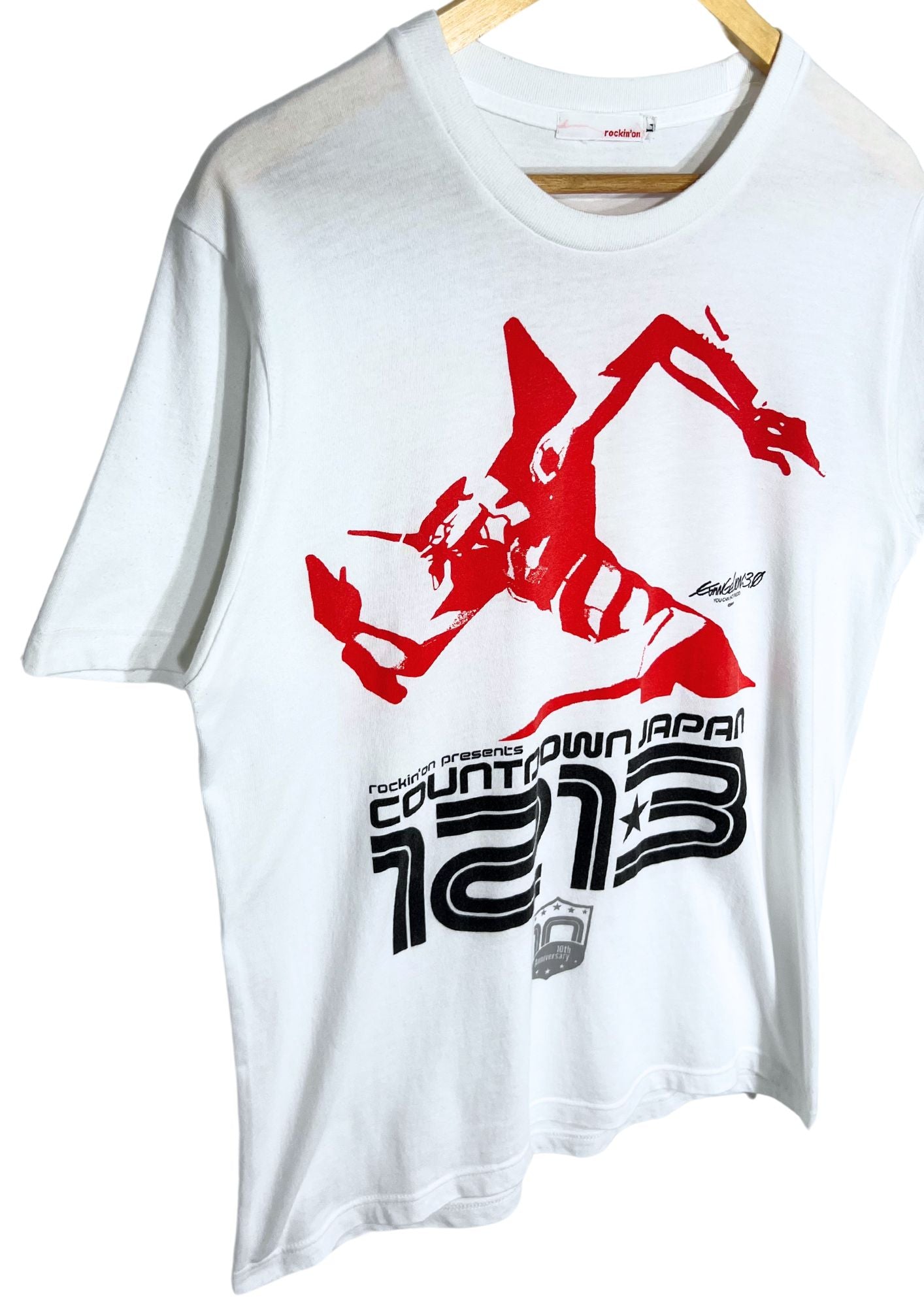 2012 Neon Genesis Evangelion x Rockin'on Countdown Japan Festival 2013 T-shirt