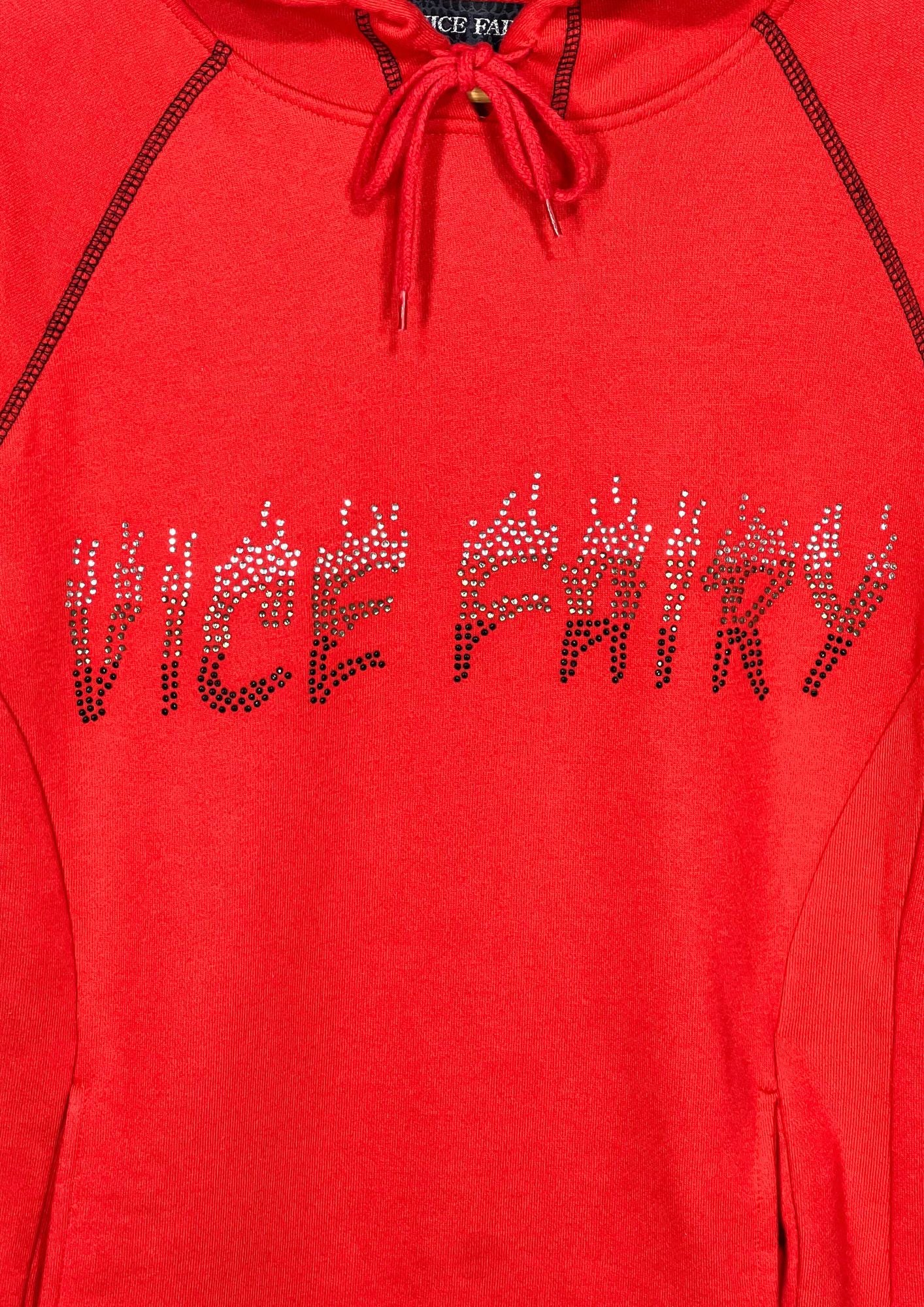 2010 One Piece x VICE FAIRY Ace Rhinesestone Hoodie