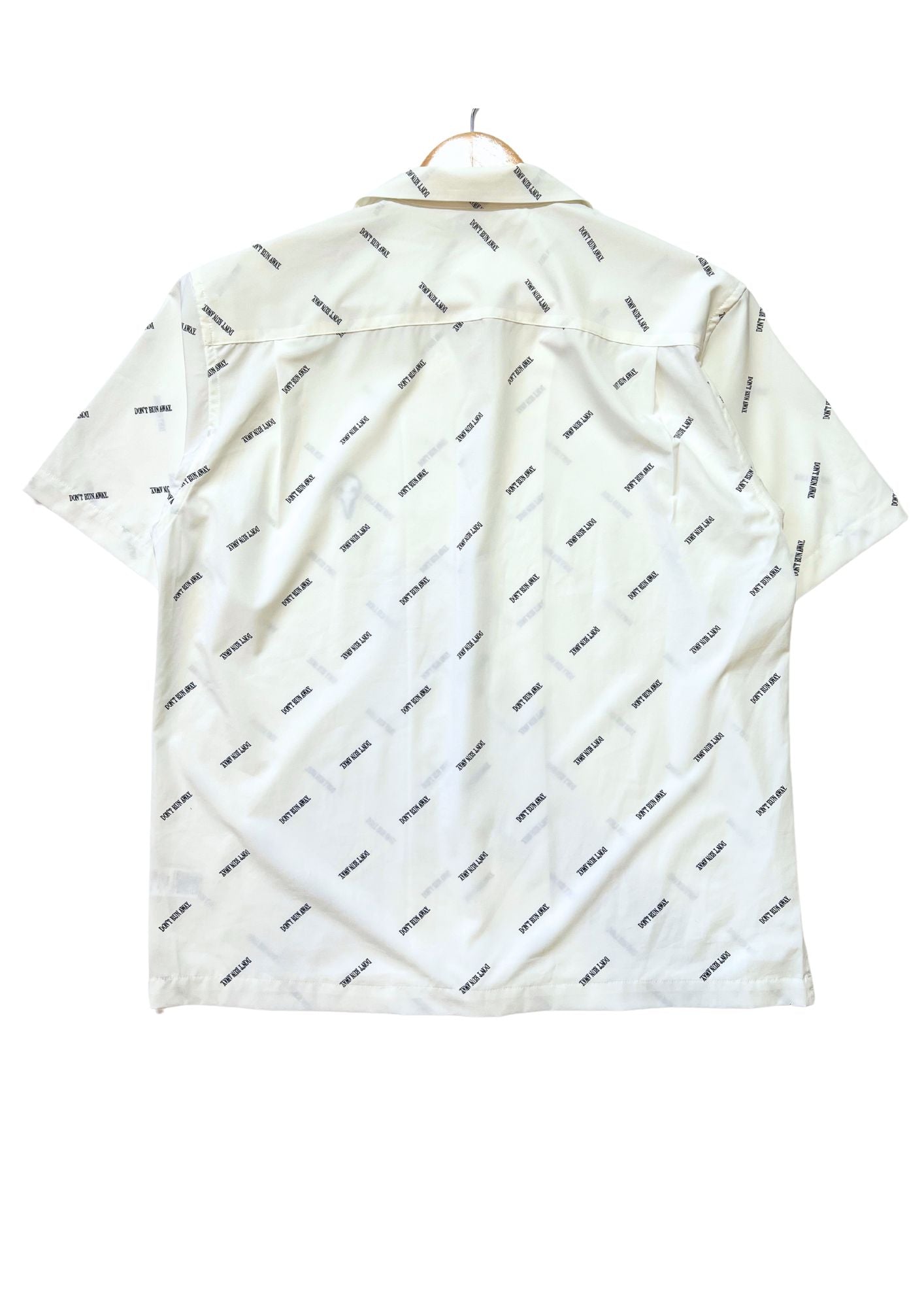2020 Neon Genesis Evangelion x GU 'Don't Run Away' Button Up Shirt (M)
