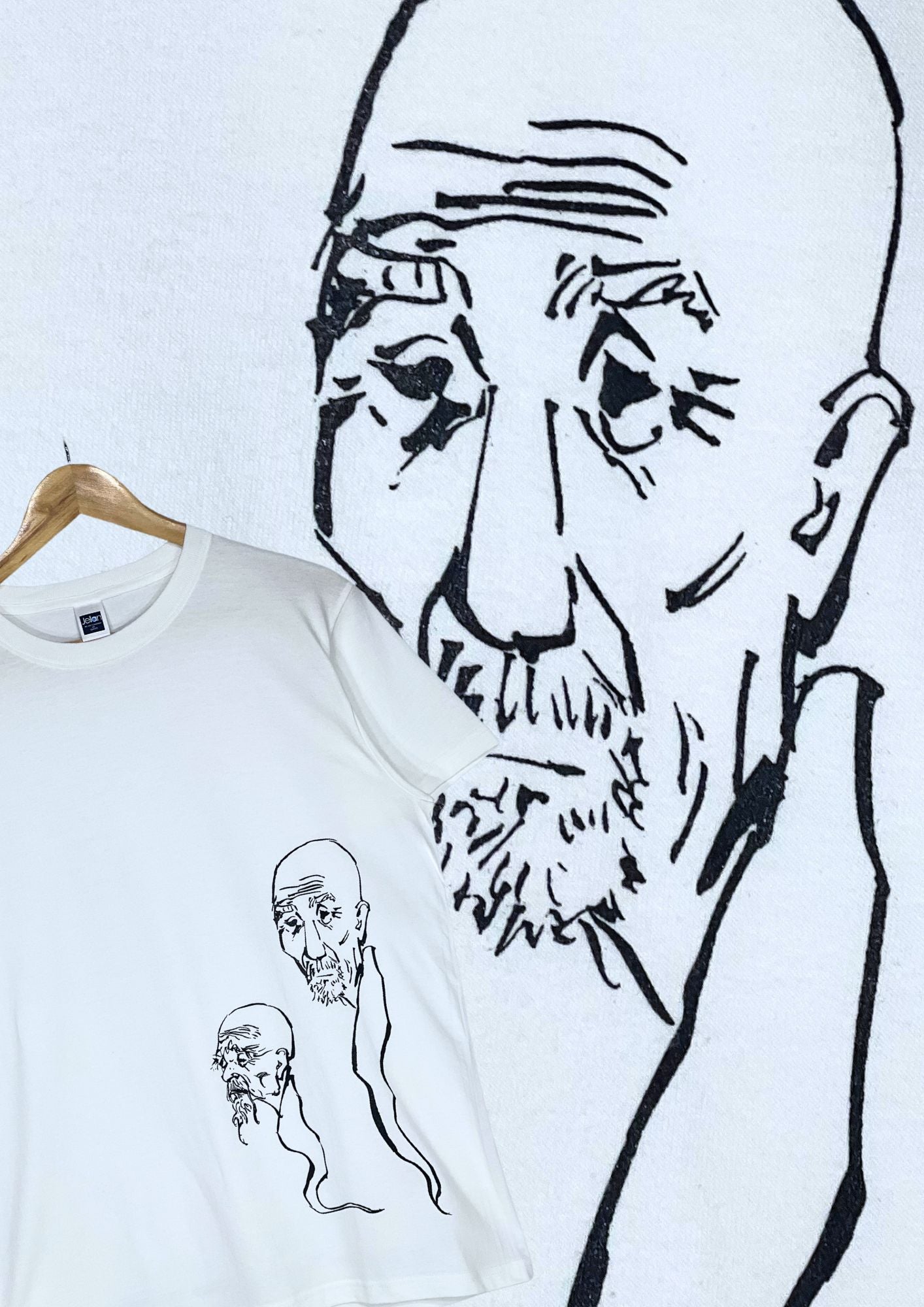 Vagabond 2008 Last Manga Exhibition Limited 'Ghost Old Man' T-shirt