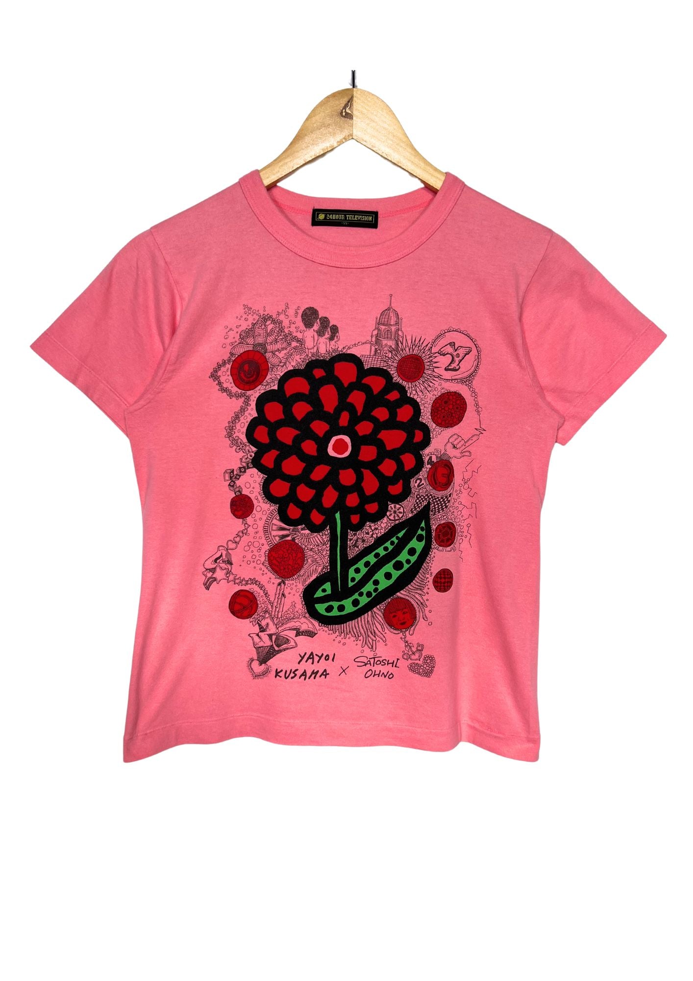 2013 YAYOI KUSAMA x SATOSHI OHNO 24 Hour Television Love Forever T-shirt